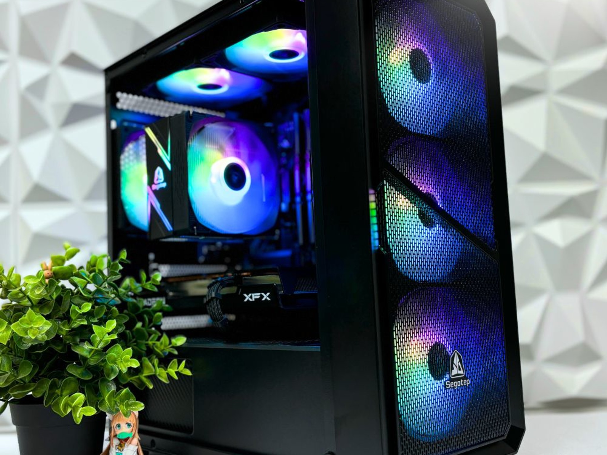 ⚔️SLASHER⚔️ Gaming PC | RX 6600 8GB | Ryzen 5 5500 | 16GB DDR4 | 1TB M.2 | Windows 11 Home | WIFI