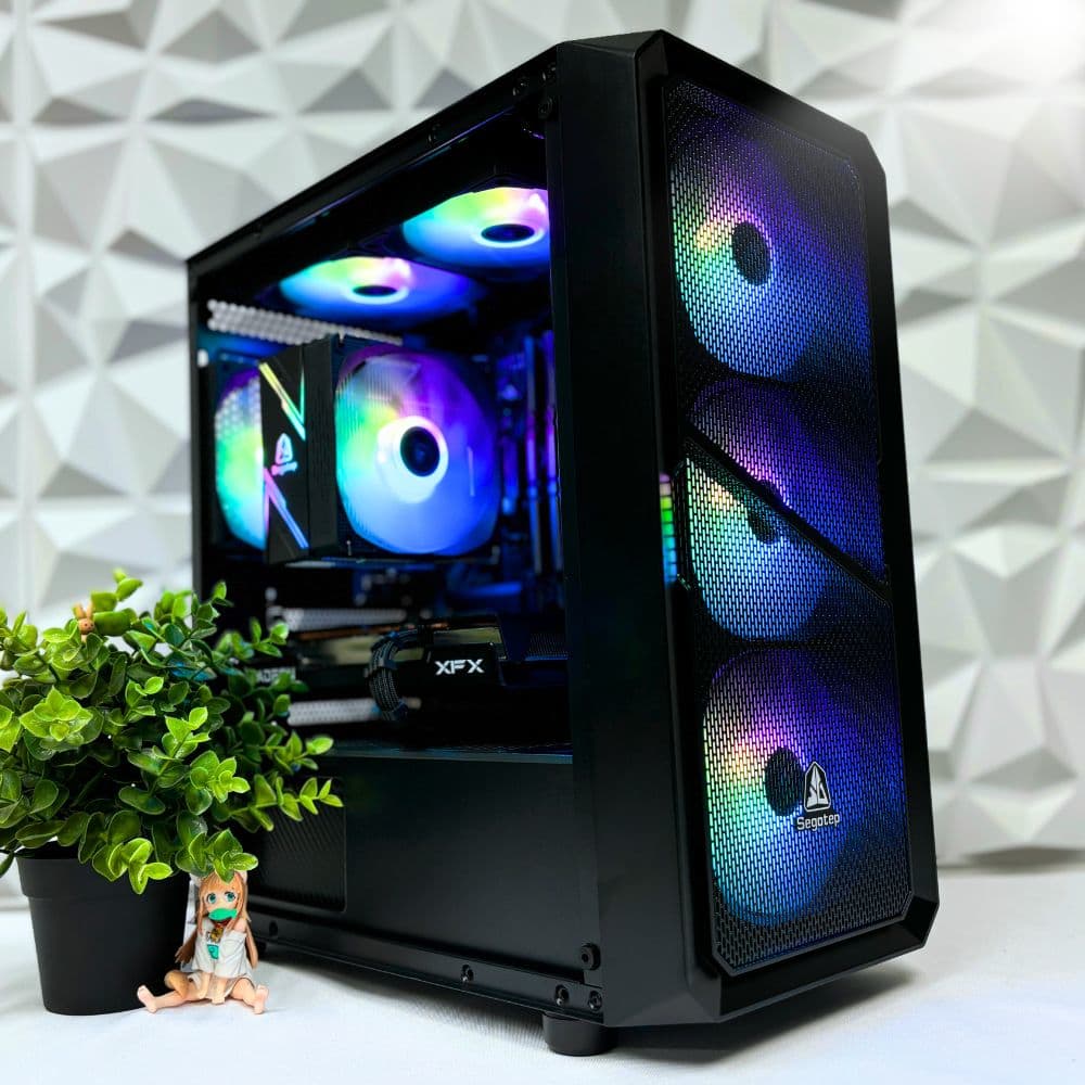 ⚔️SLASHER⚔️ Gaming PC | RX 6600 8GB | Ryzen 5 5500 | 16GB DDR4 | 1TB M.2 | Windows 11 Home | WIFI