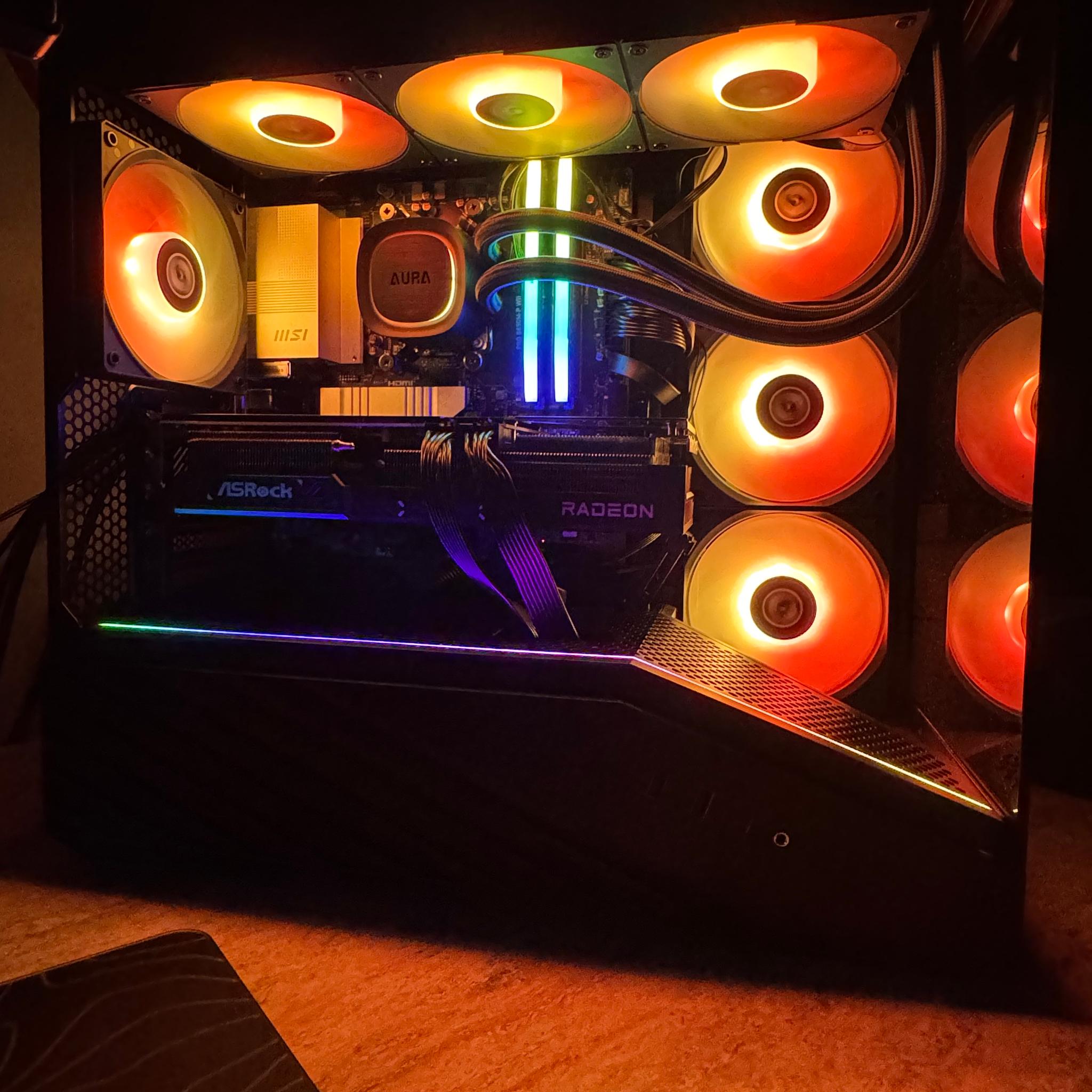 High-End Gaming PC – Ryzen 7 9800X3D | RX 9070 XT 16GB | 32GB DDR5 | 2TB Gen4 NVMe