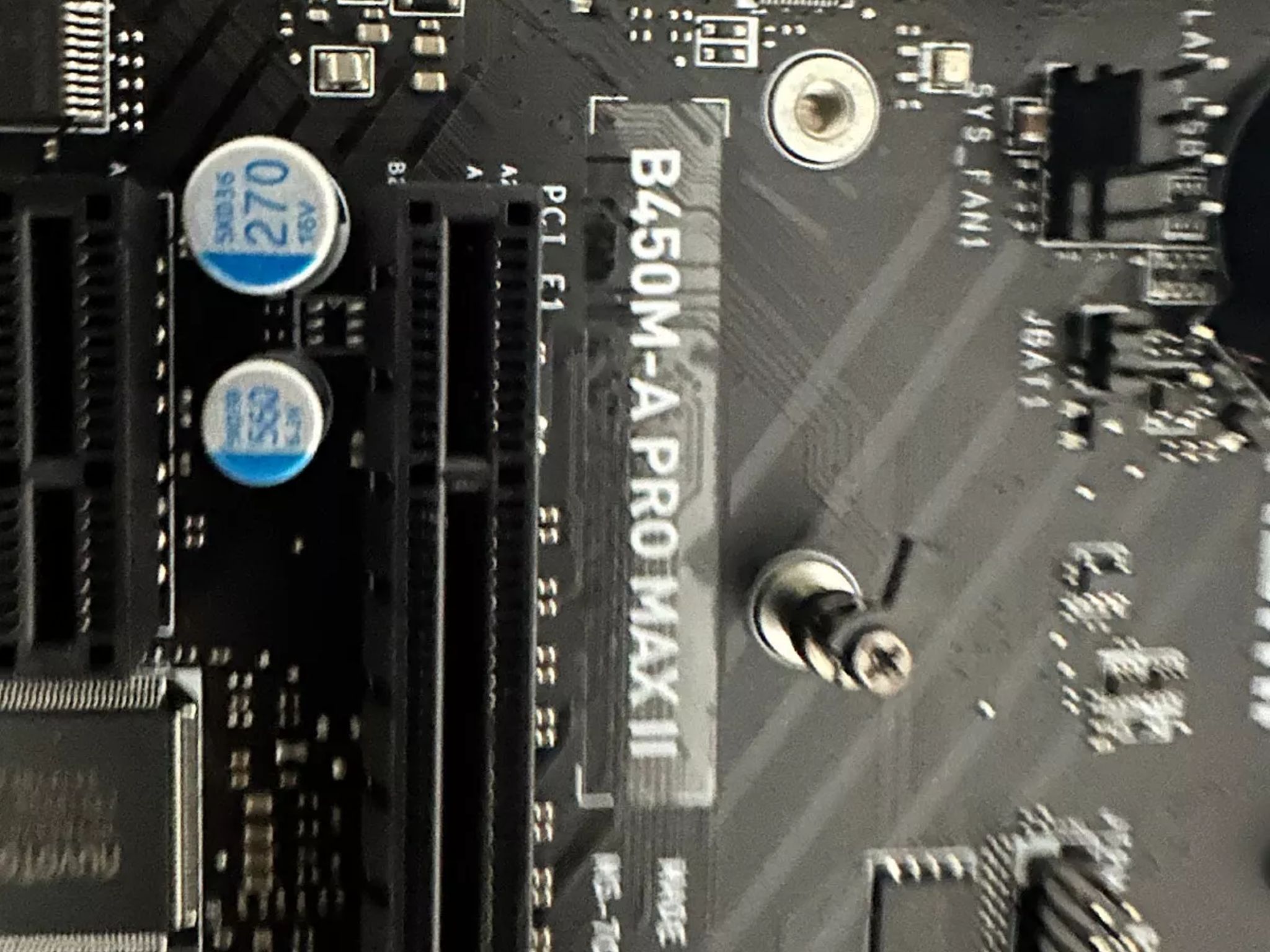 MSI B450m-A Pro Max ii AM4 Motherboard