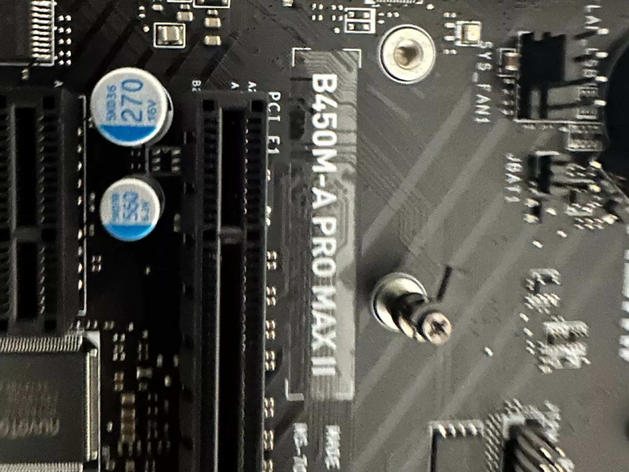 MSI B450m-A Pro Max ii AM4 Motherboard