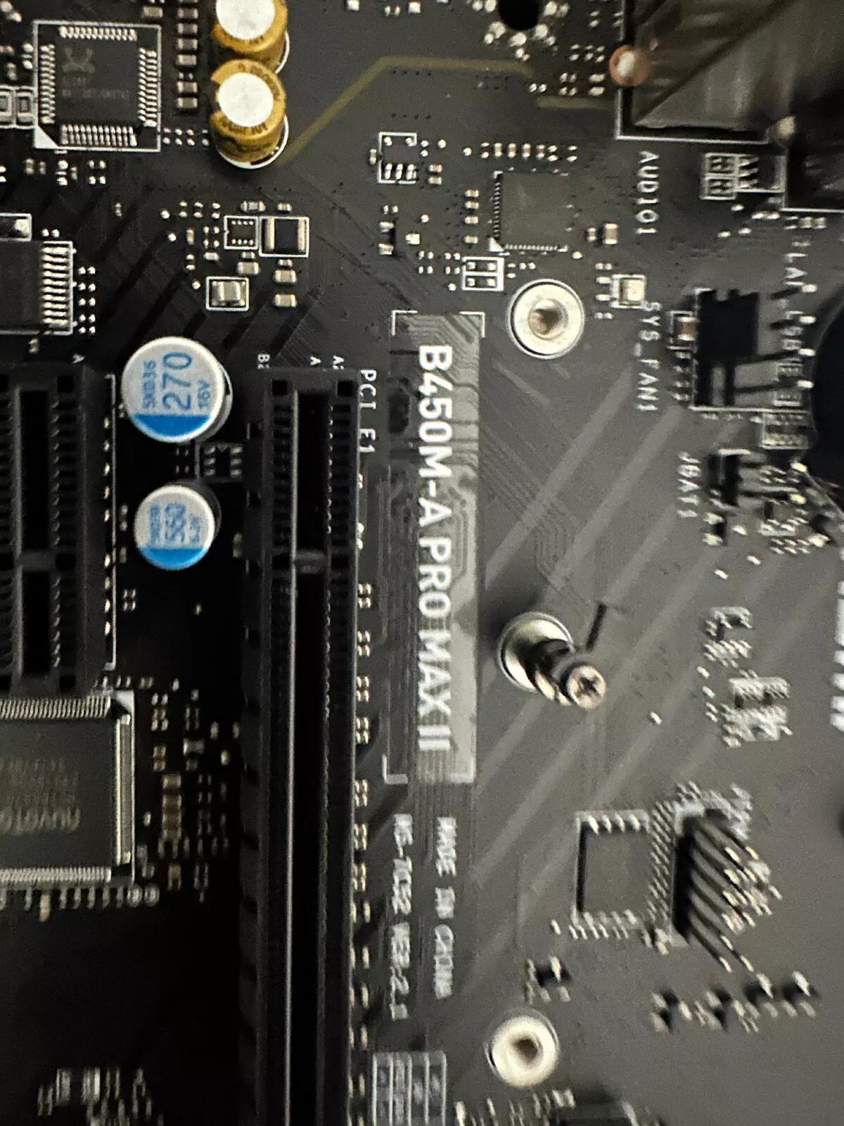 MSI B450m-A Pro Max ii AM4 Motherboard