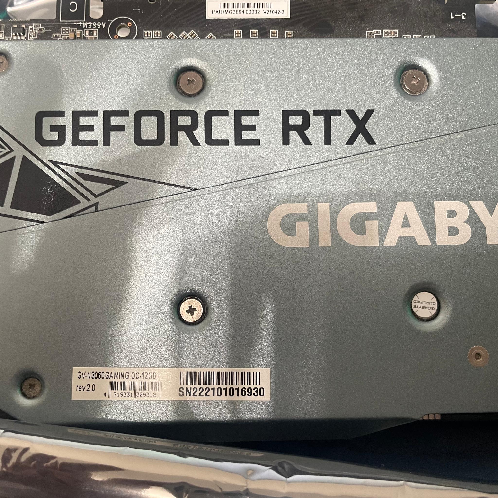 GIGABYTE GAMING OC GeForce RTX 3060 12GB