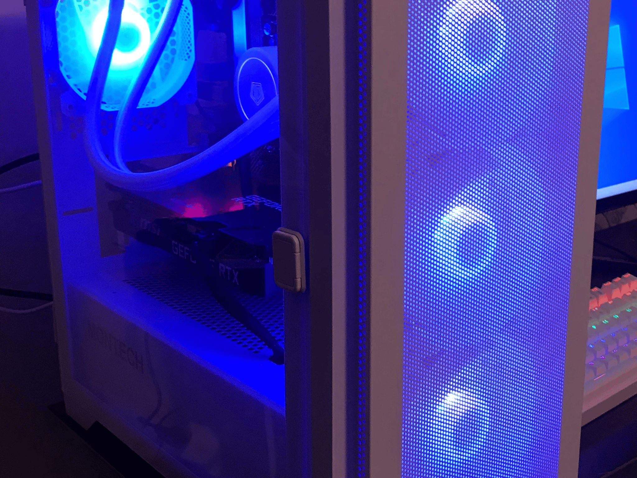 Brand New Custom RGB Gaming PC w/ Ryzen 5 & NVIDIA Geforce RTX 3060 Ti! Liquid cooled AIO and 500GB