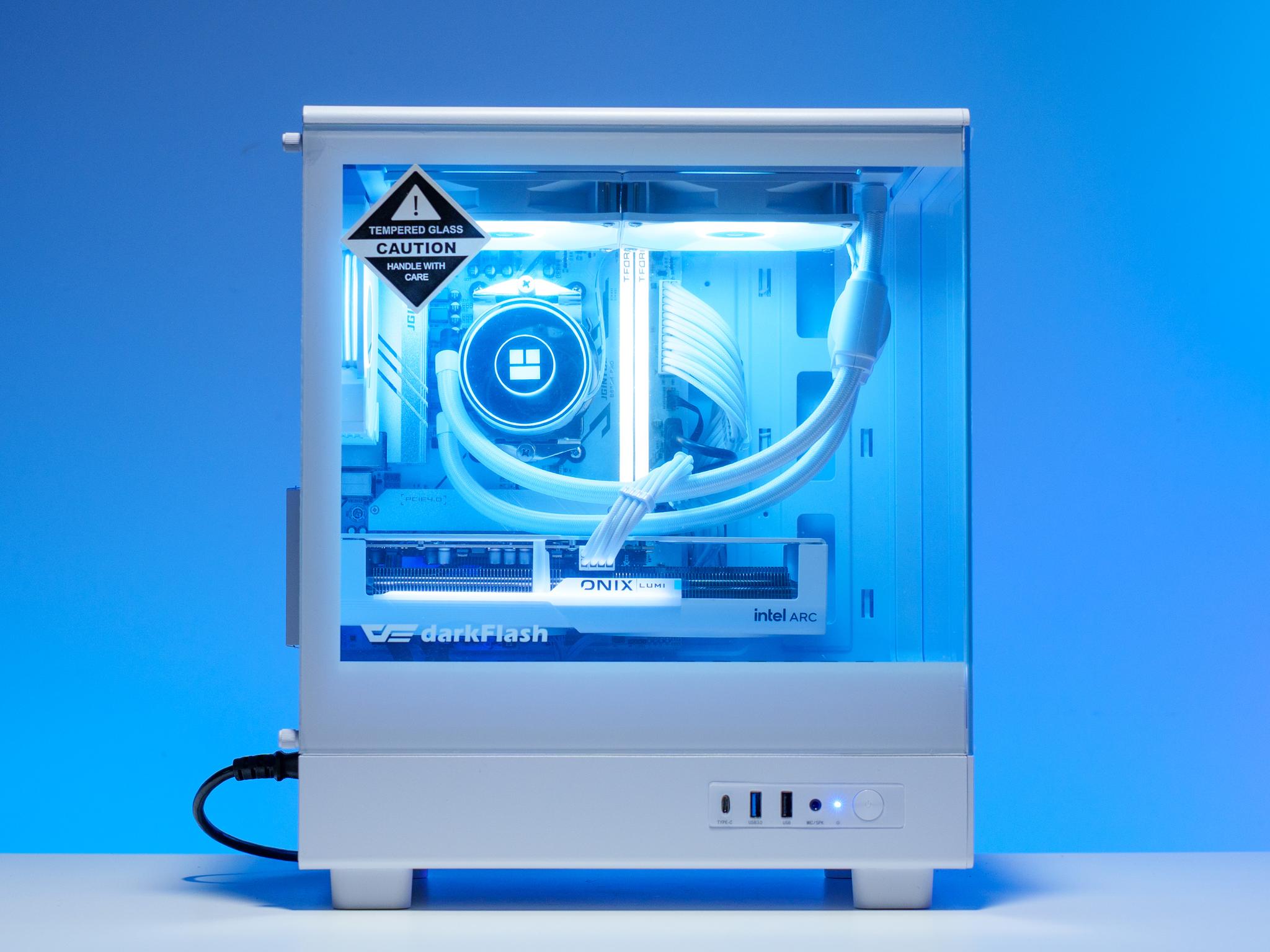 Pure White Gaming PC | Ryzen 5 7600x | Intel B580 | 32GB DDR5 RAM | 1TB m.2