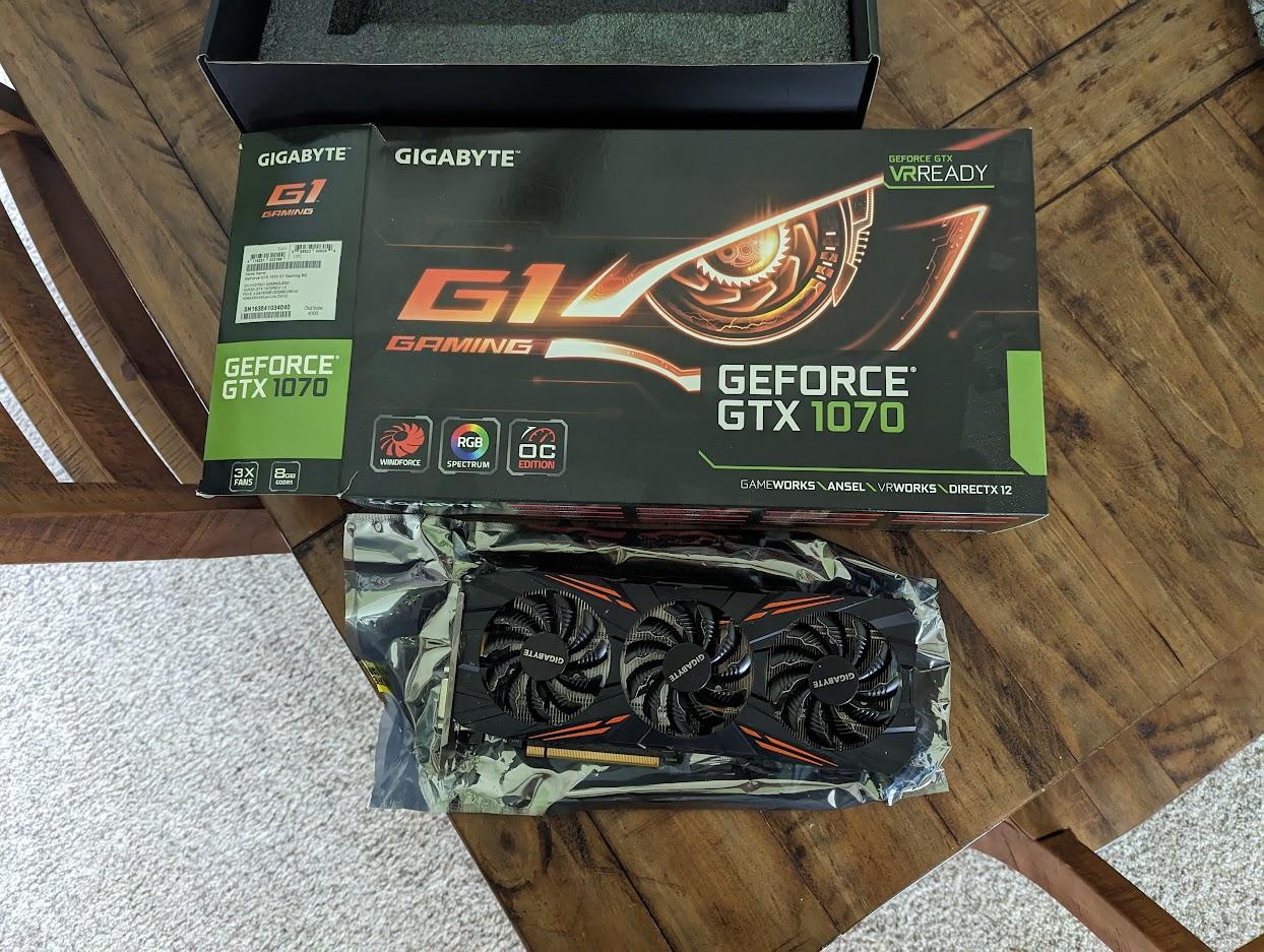 Gigabyte GeForce GTX 1070 G1 Gaming Video/Graphics Cards GV-N1070G1 GAMING-8GD