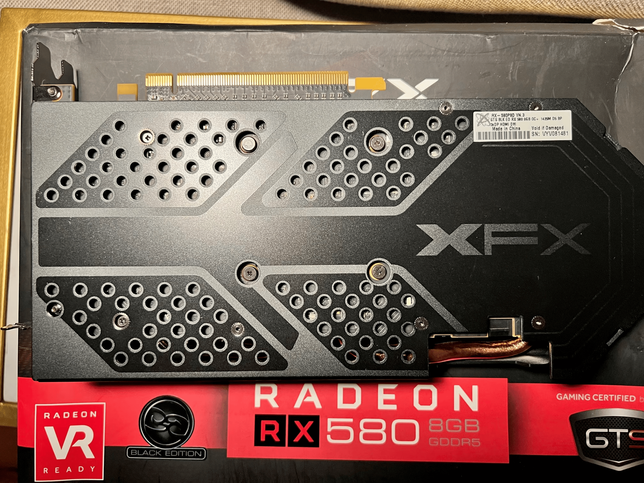 XFX Radeon RX 580 8GB DDR5 - Black