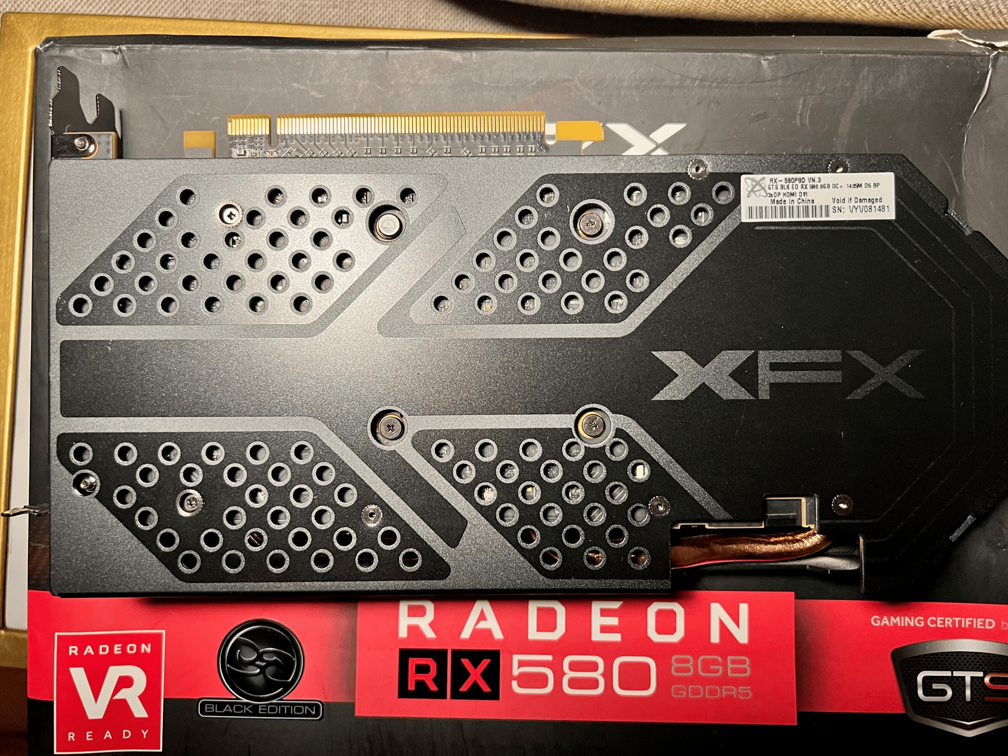 XFX Radeon RX 580 8GB DDR5 - Black