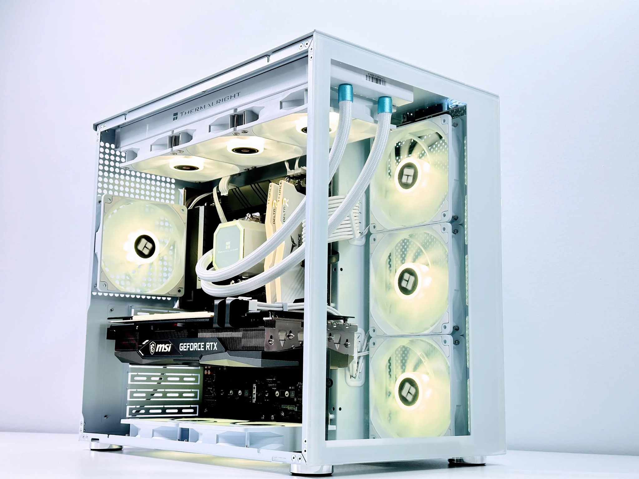 🫗 Liquid Cooled Gaming PC🫗 Nvidia RTX 3070 Ti 8GB❄️Intel 13500T 14 core❄️32GB DDR4❄️1TB NVME