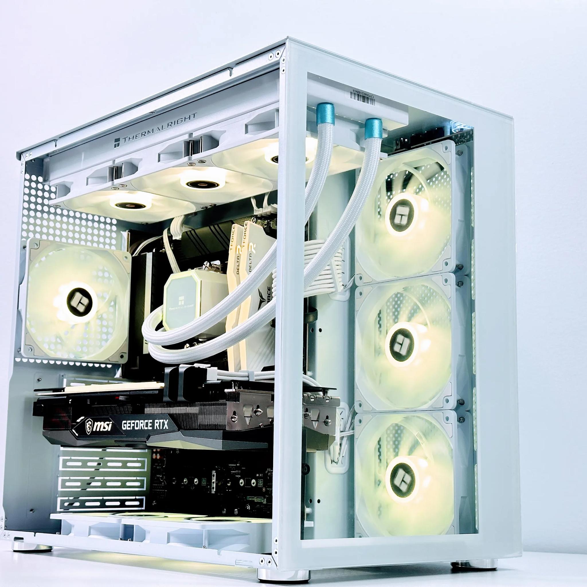🫗 Liquid Cooled Gaming PC🫗 Nvidia RTX 3070 Ti 8GB❄️Intel 13500T 14 core❄️32GB DDR4❄️1TB NVME