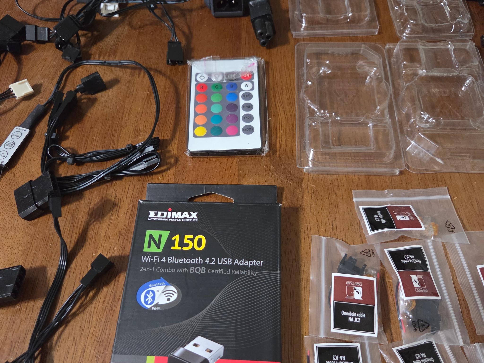 Assorted Computer Cables and Components Package Deal