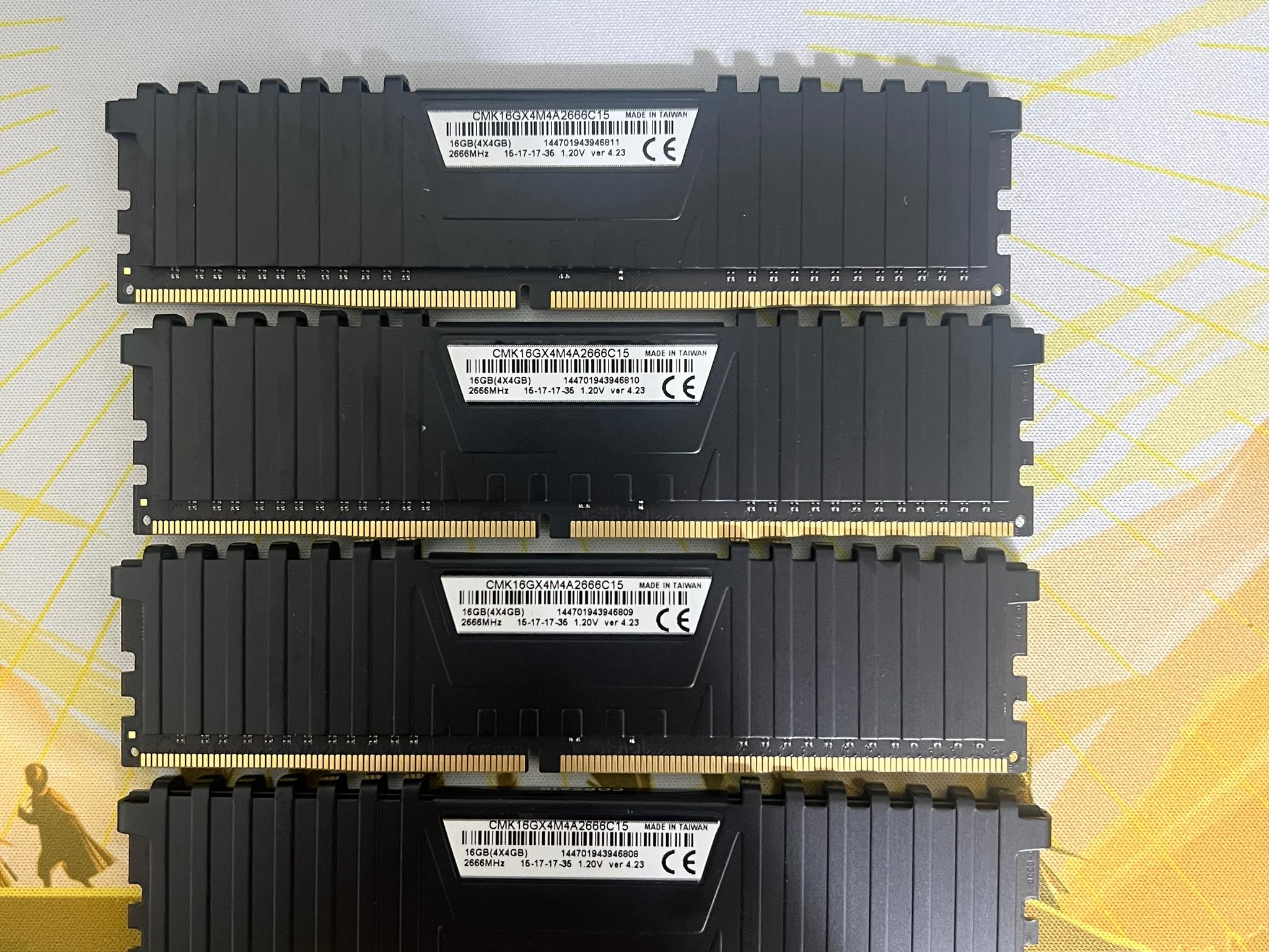 16GB DDR4 Corsair Vengeance LPX [4x4]