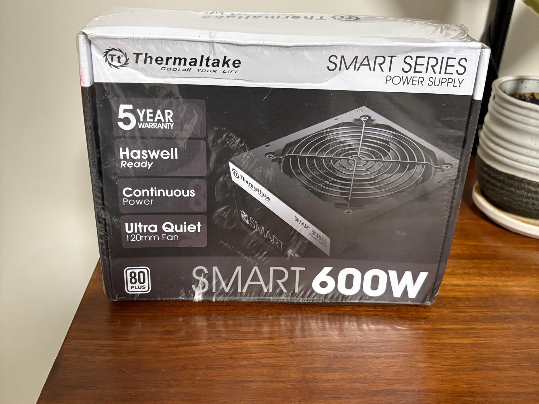 Thermaltake Smart Series 600W 80+ Power Supply (BNIB)