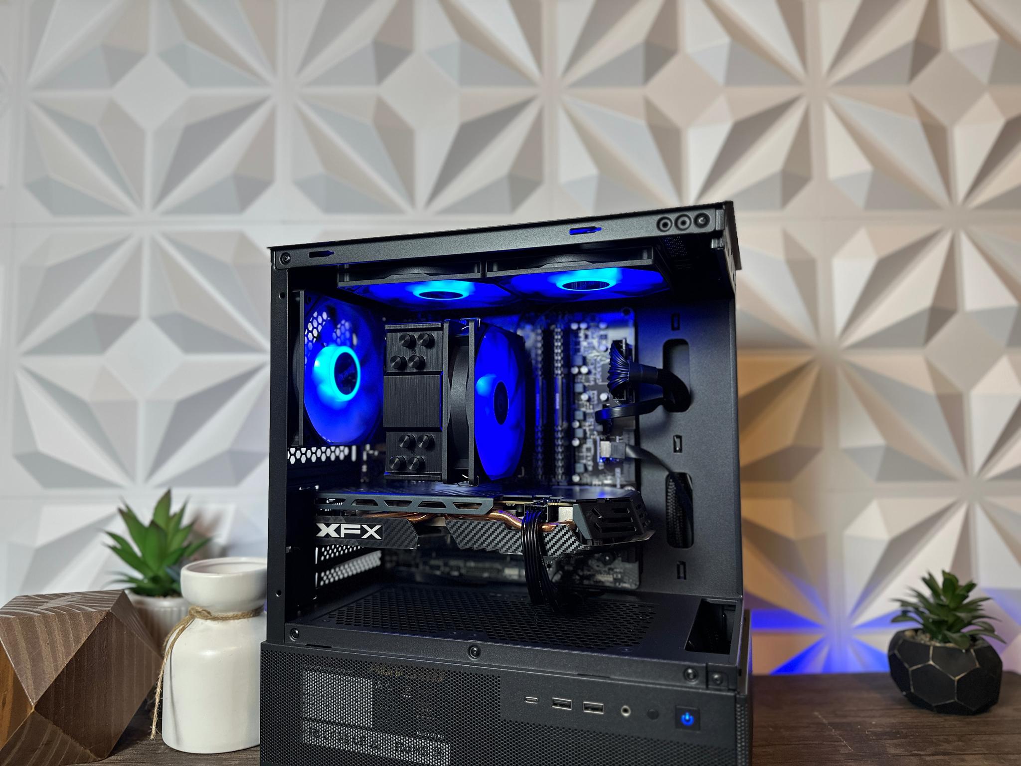 ⚫️Dark Magic♟️ Gaming PC ~ intel I5, 16GB DDR4, RX580, 512GB SSD! Full ARGB!