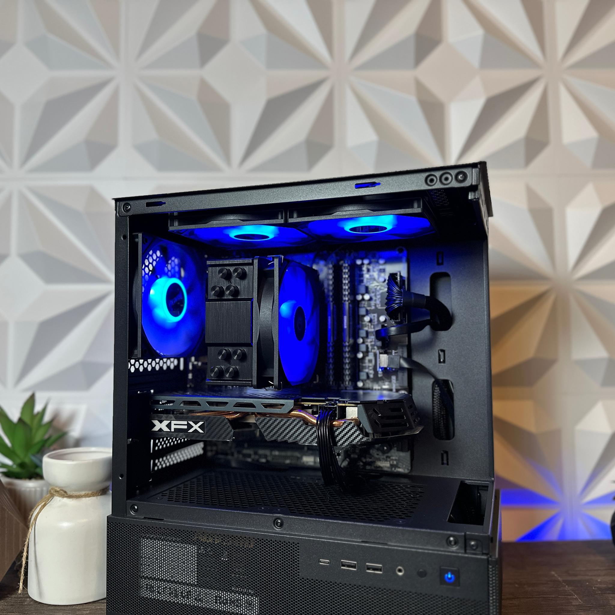 ⚫️Dark Magic♟️ Gaming PC ~ intel I5, 16GB DDR4, RX580, 512GB SSD! Full ARGB!
