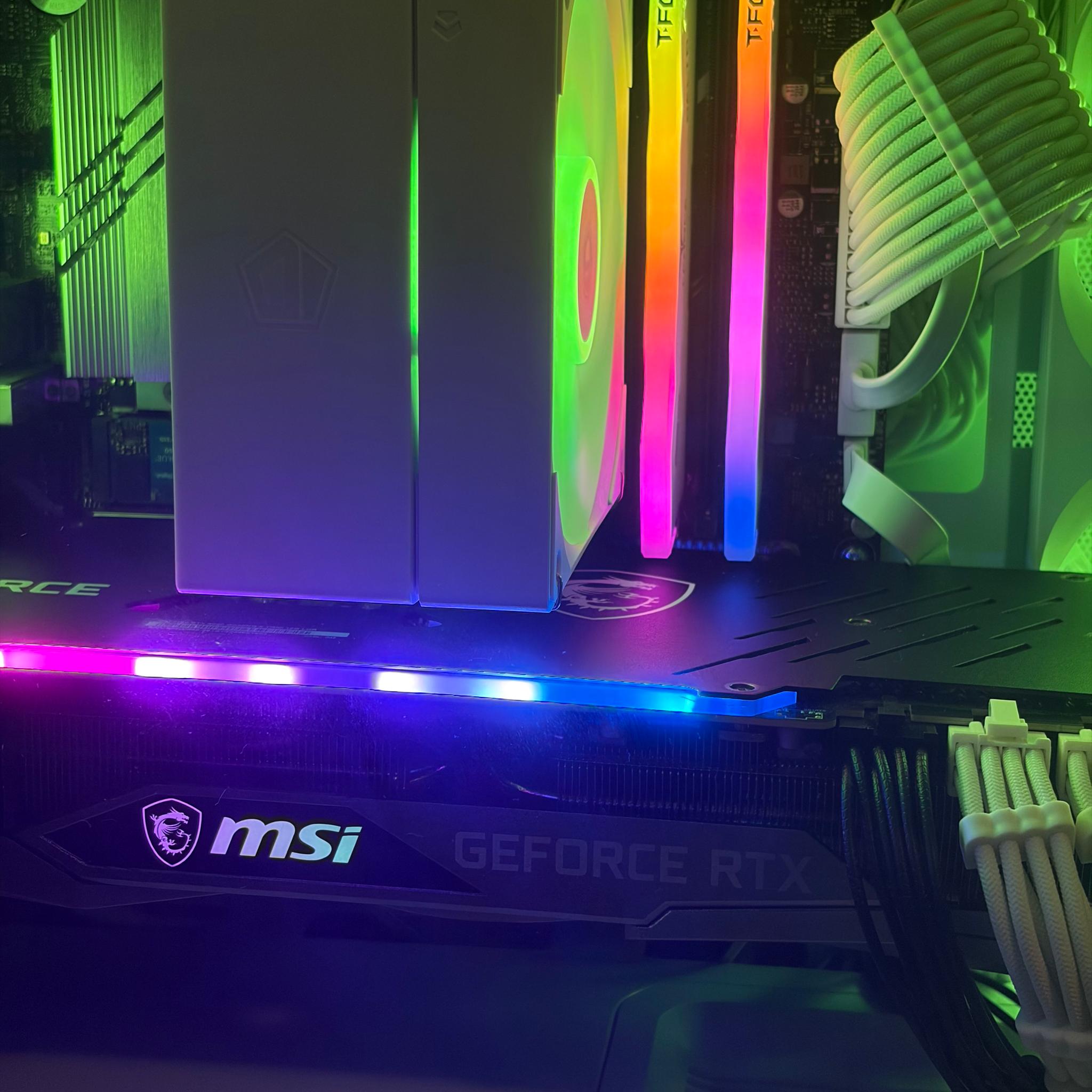 🤍 White Frost | RTX 3080 12GB Gaming PC | Core Ultra 5 250KF Plus