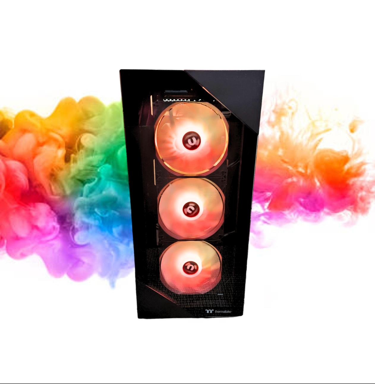 SALE: RTX 3060 TI + Ryzen 7 3800x + 16GBs DDR4 RAM + 512GB SSD + 5 RGB Fans ( Black RGB Gaming PC )