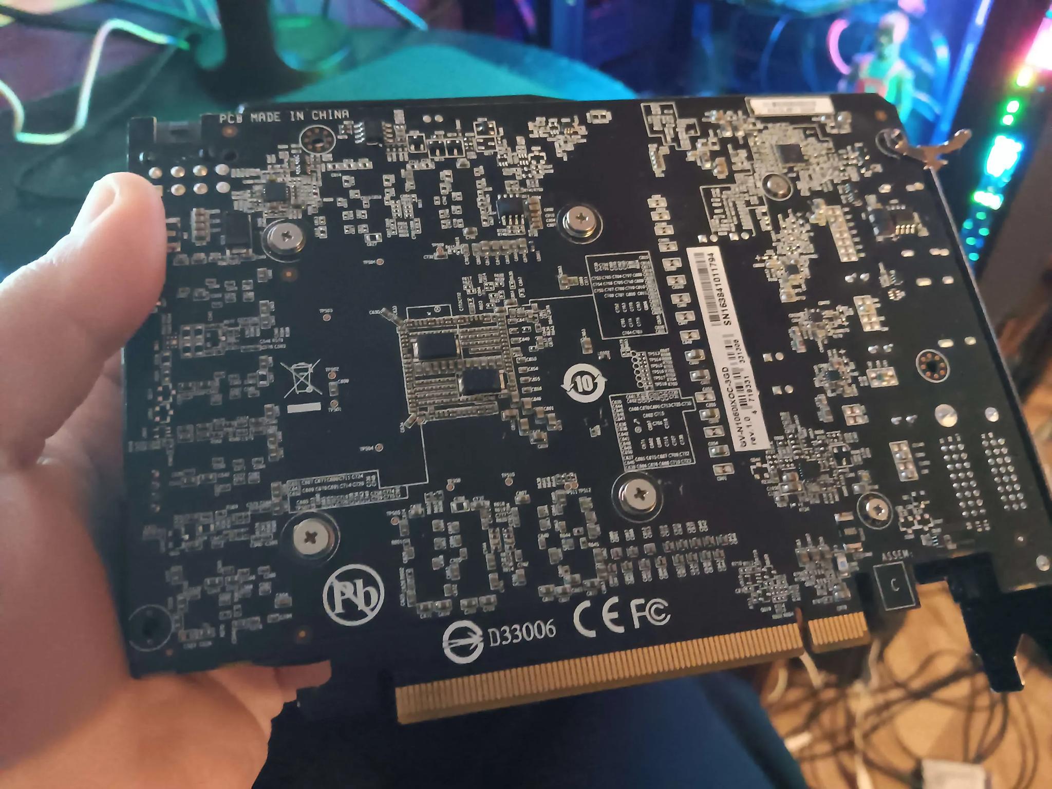 Selling my Gigabyte GTX 1060 3gb