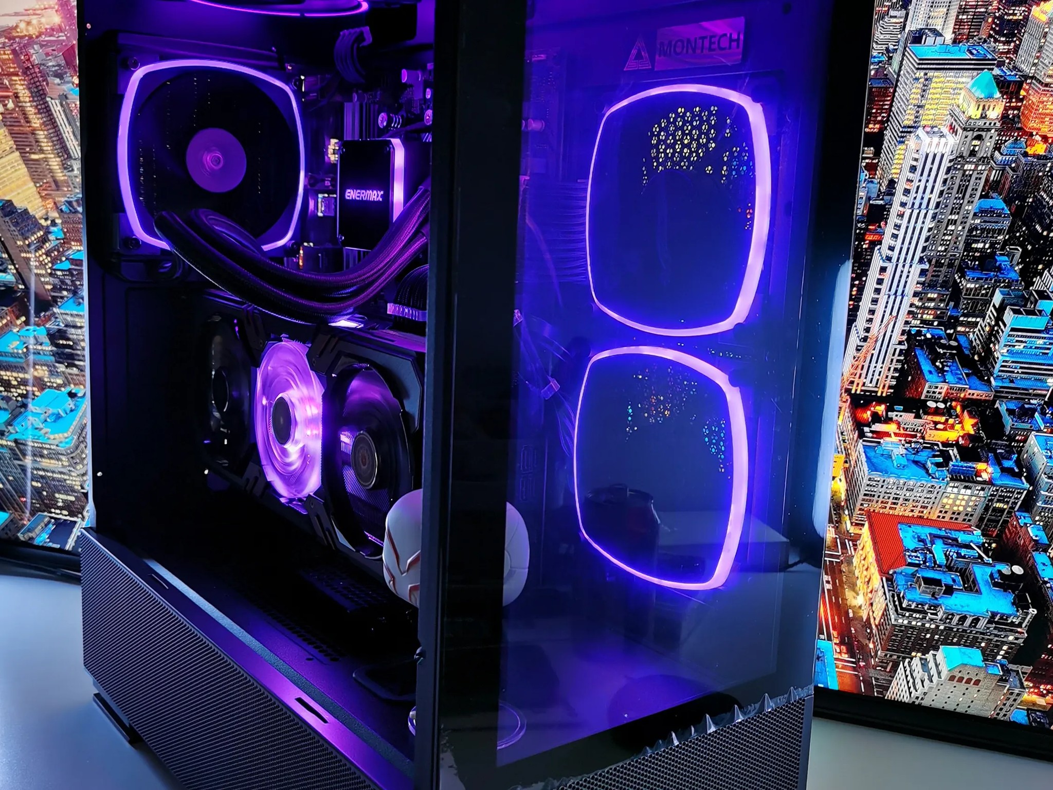 🕸️🕷️Spiderman🕸️🕷️-Gaming PC-AMD  RX 6750 XT 12GB-AMD Ryzen 7 5700G 8-Core-32GB DDR4-1TB NVME