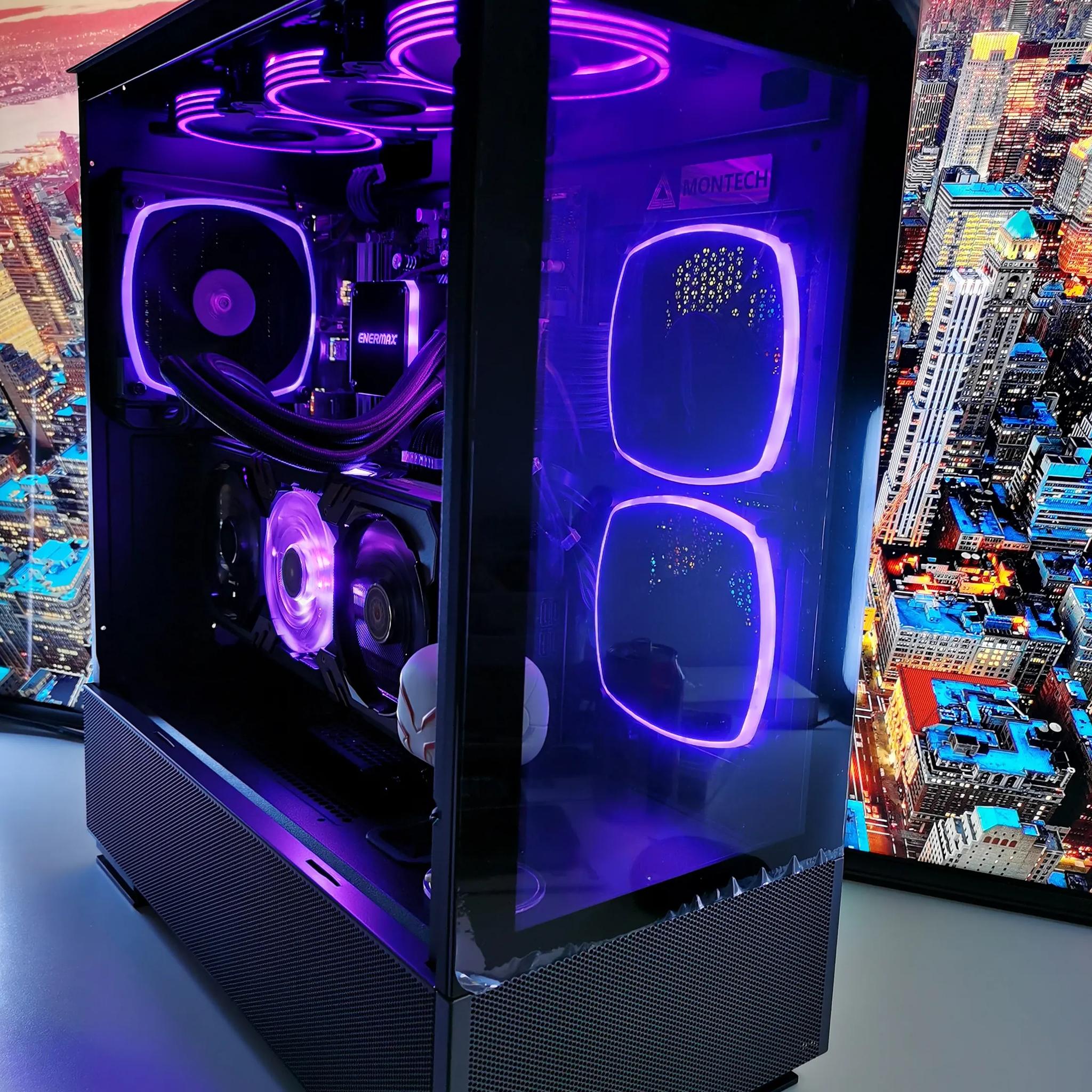 🕸️🕷️Spiderman🕸️🕷️-Gaming PC-AMD  RX 6750 XT 12GB-AMD Ryzen 7 5700G 8-Core-32GB DDR4-1TB NVME