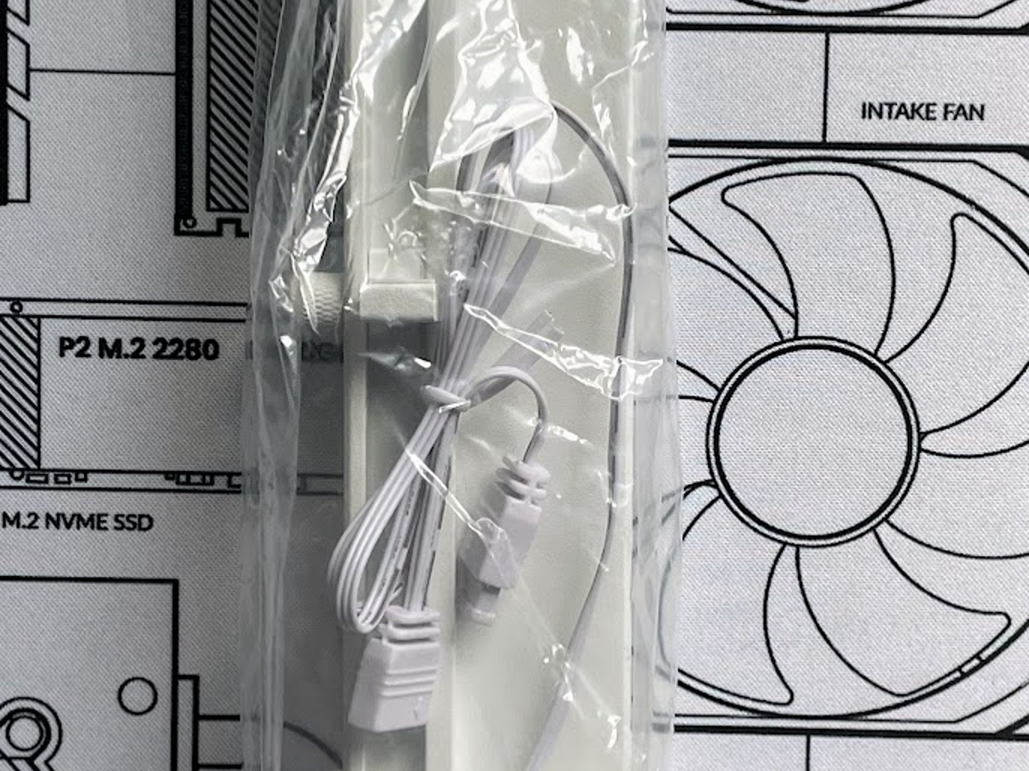 iHTP 5V 3-Pin White ARGB GPU Anti-Sag Brace Holder