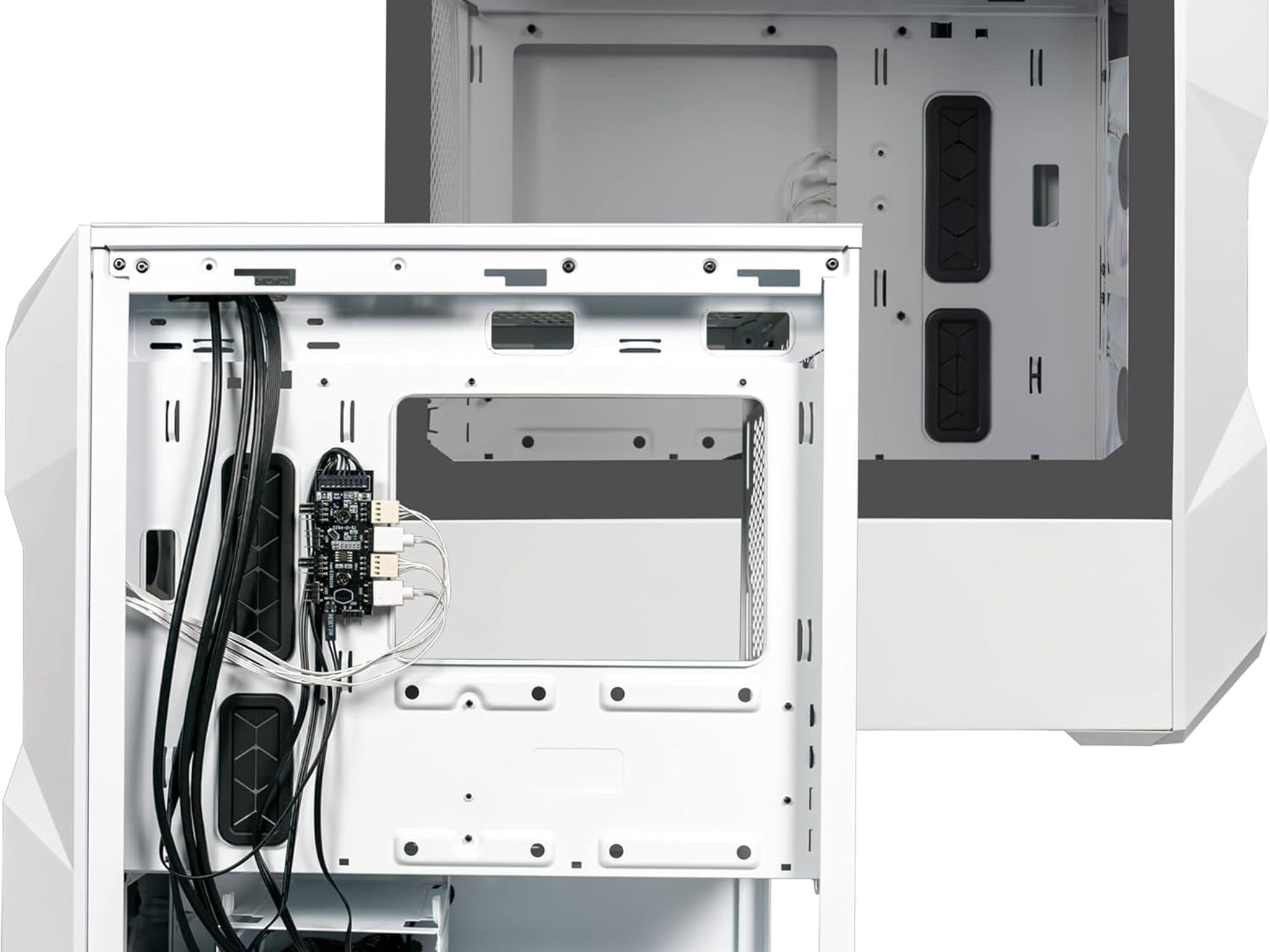 Cooler Master TD300 Mesh White Micro-ATX Tower Computer Case
