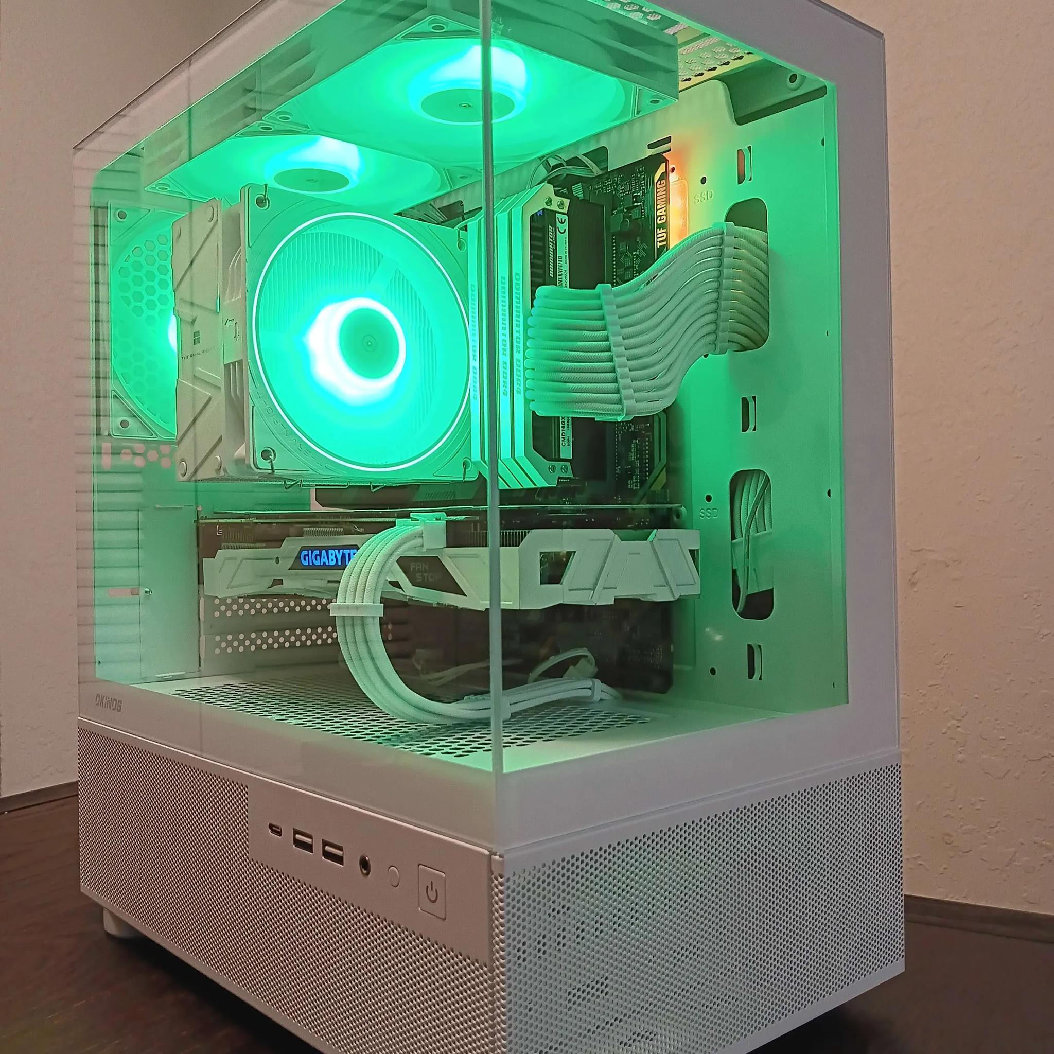 ⚪White Gaming PC ⚪| i5 9400f | 1070ti | 16gb DDR4 RAM | 2.5TB Storage | WIFI | WINDOWS 10