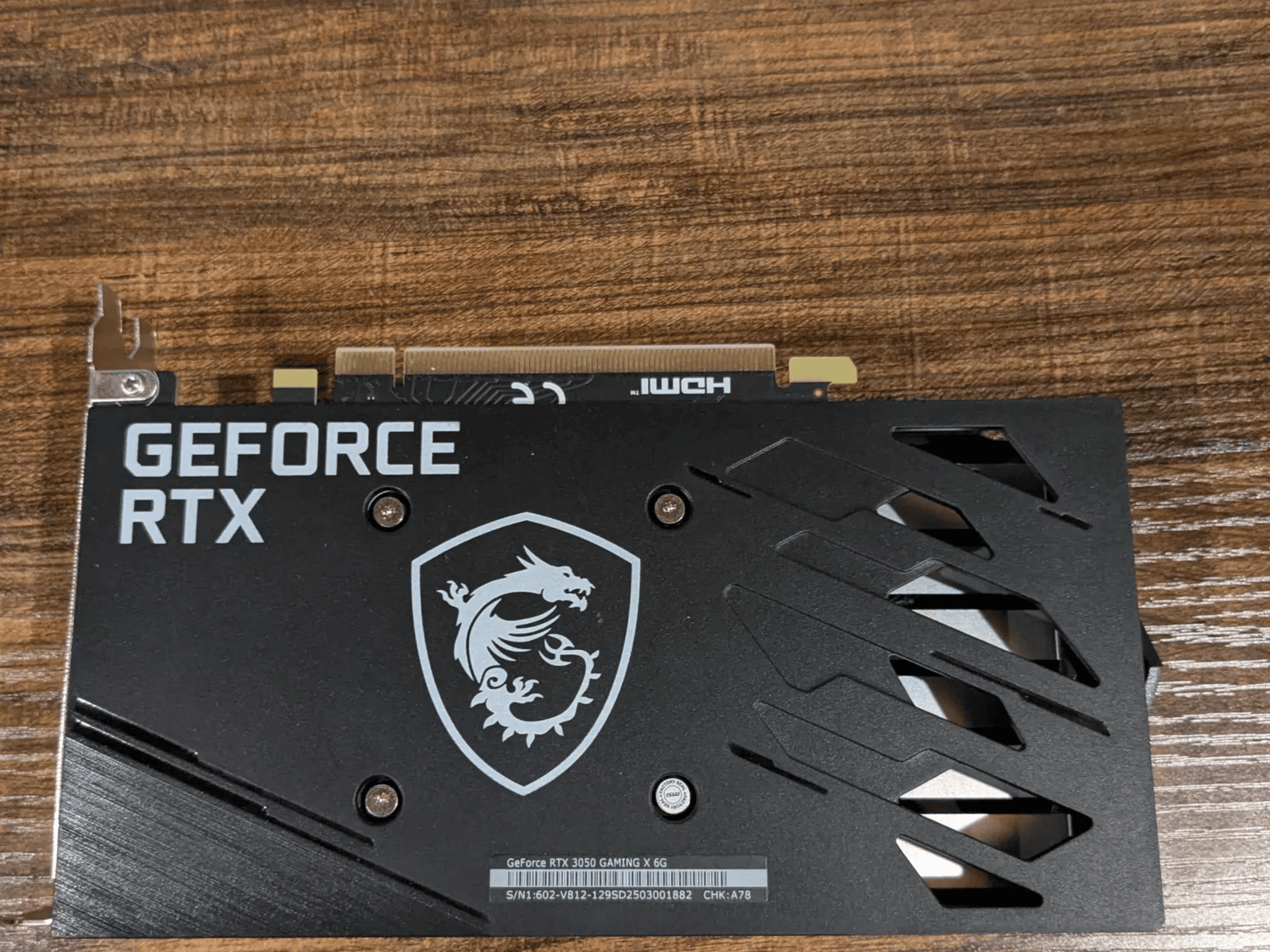 MSI GAMING X GeForce RTX 3050 6GB