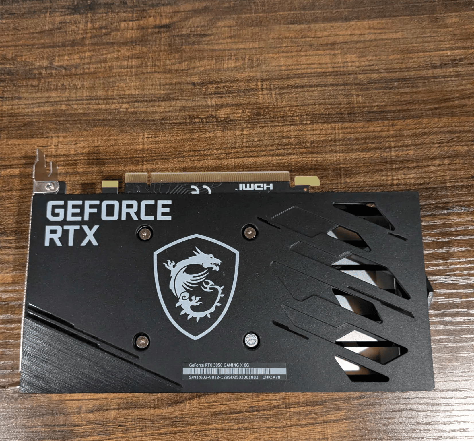 MSI GAMING X GeForce RTX 3050 6GB