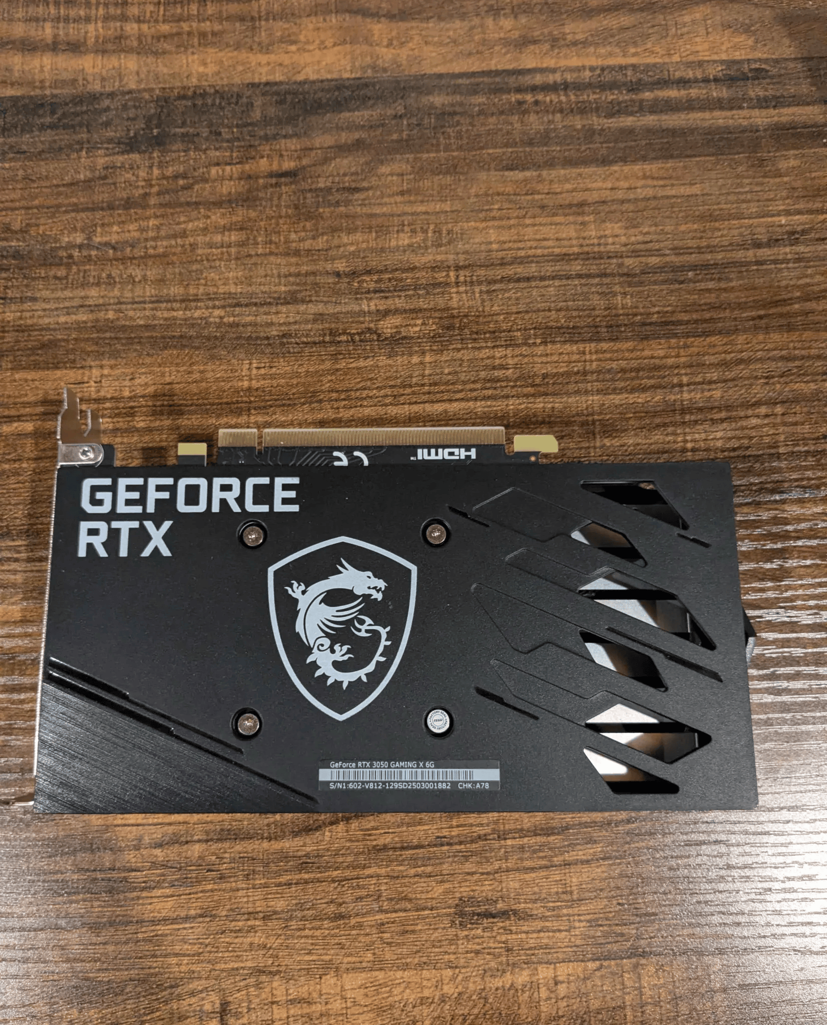 MSI GAMING X GeForce RTX 3050 6GB