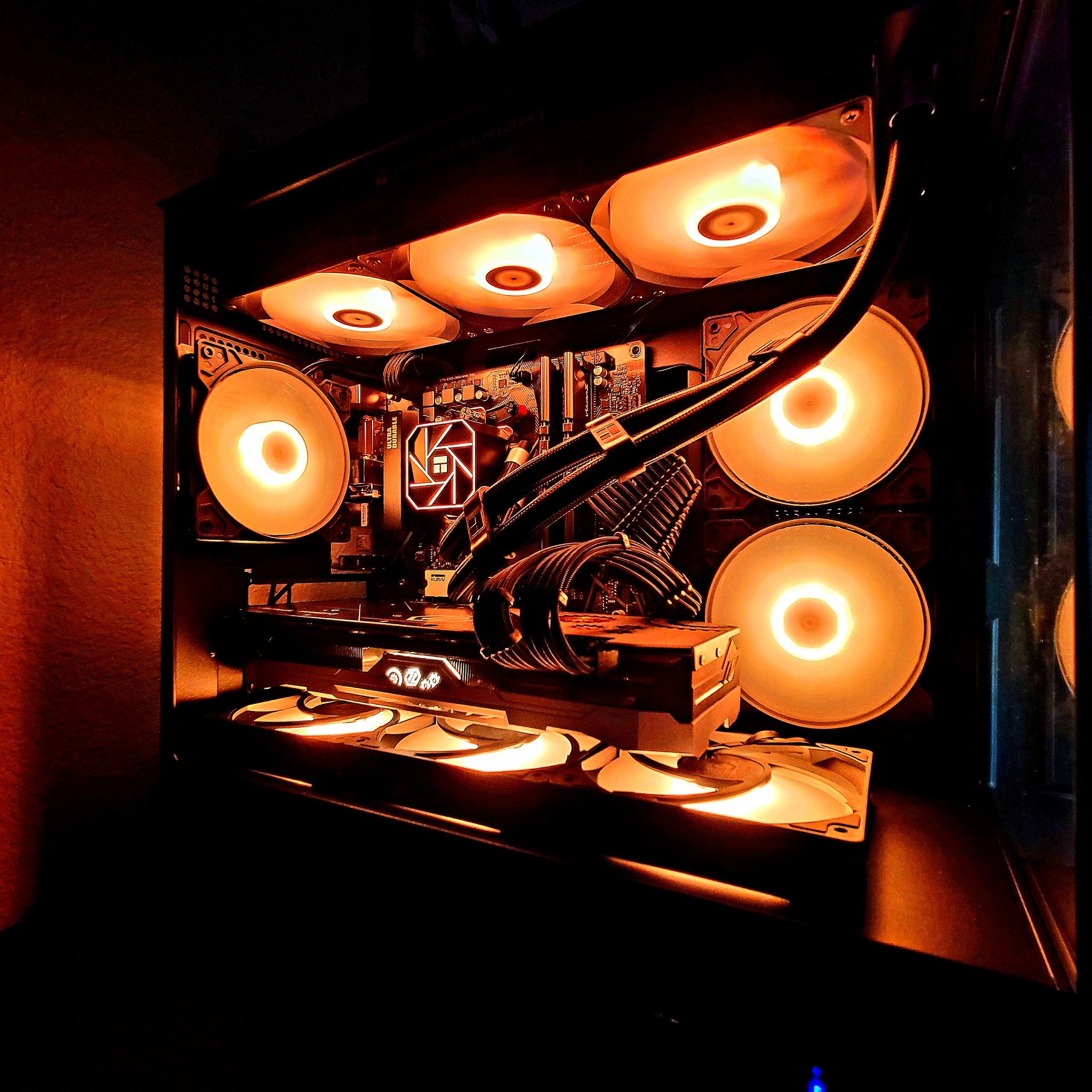 ⚫🔥 Midnight Ember 🔥⚫ | Ryzen 5 + RX 5700XT | High FPS 1080p Gaming PC