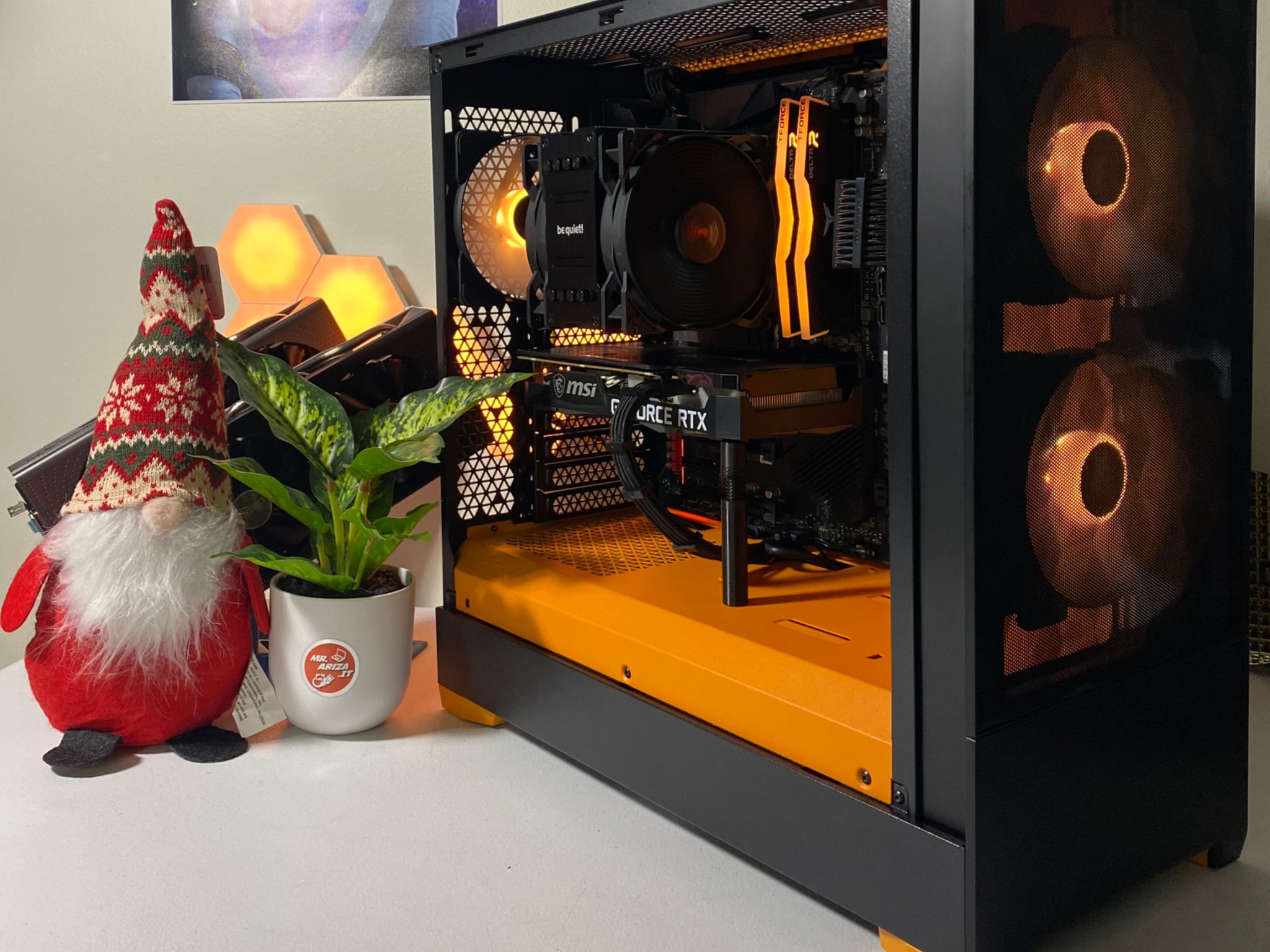 🎄Cyber Week Sale!!!   X-Mas Orange Pot - Festive Power for Your Gaming!** 🎄