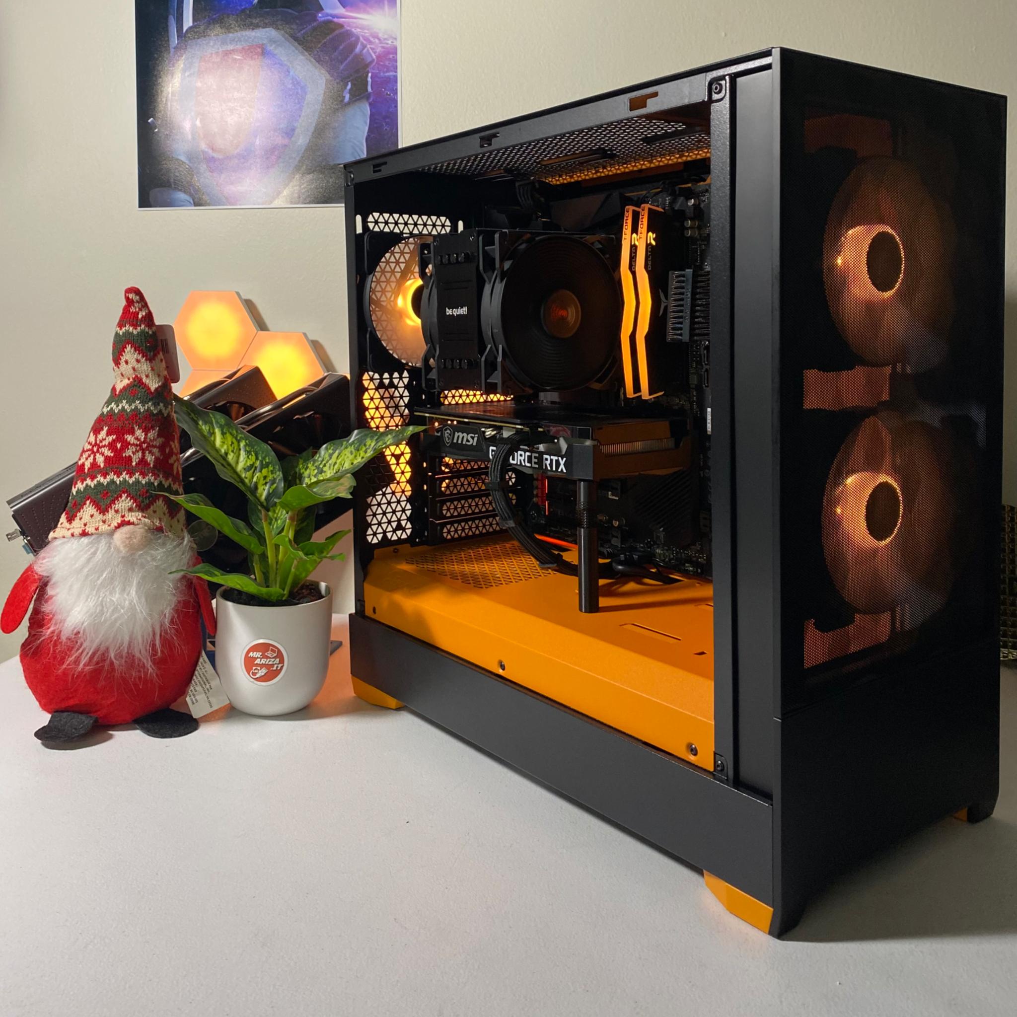 🎄Cyber Week Sale!!!   X-Mas Orange Pot - Festive Power for Your Gaming!** 🎄