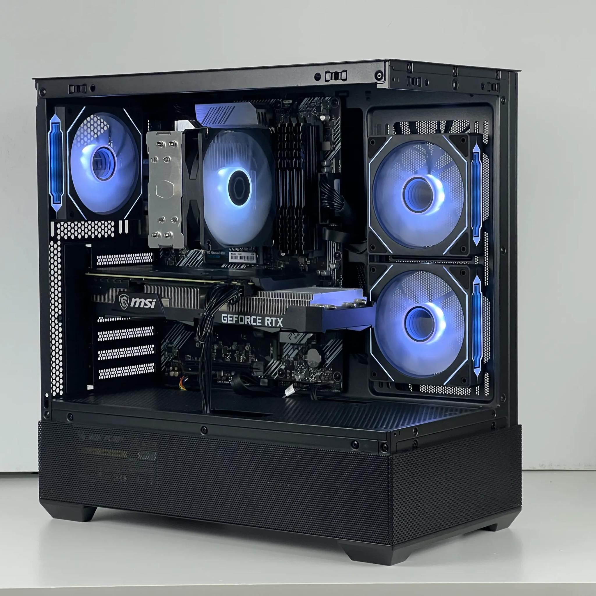 Clean Black Gaming PC | RTX 3070 | Ryzen 5 5600 | 1TB SSD | 32GB RAM