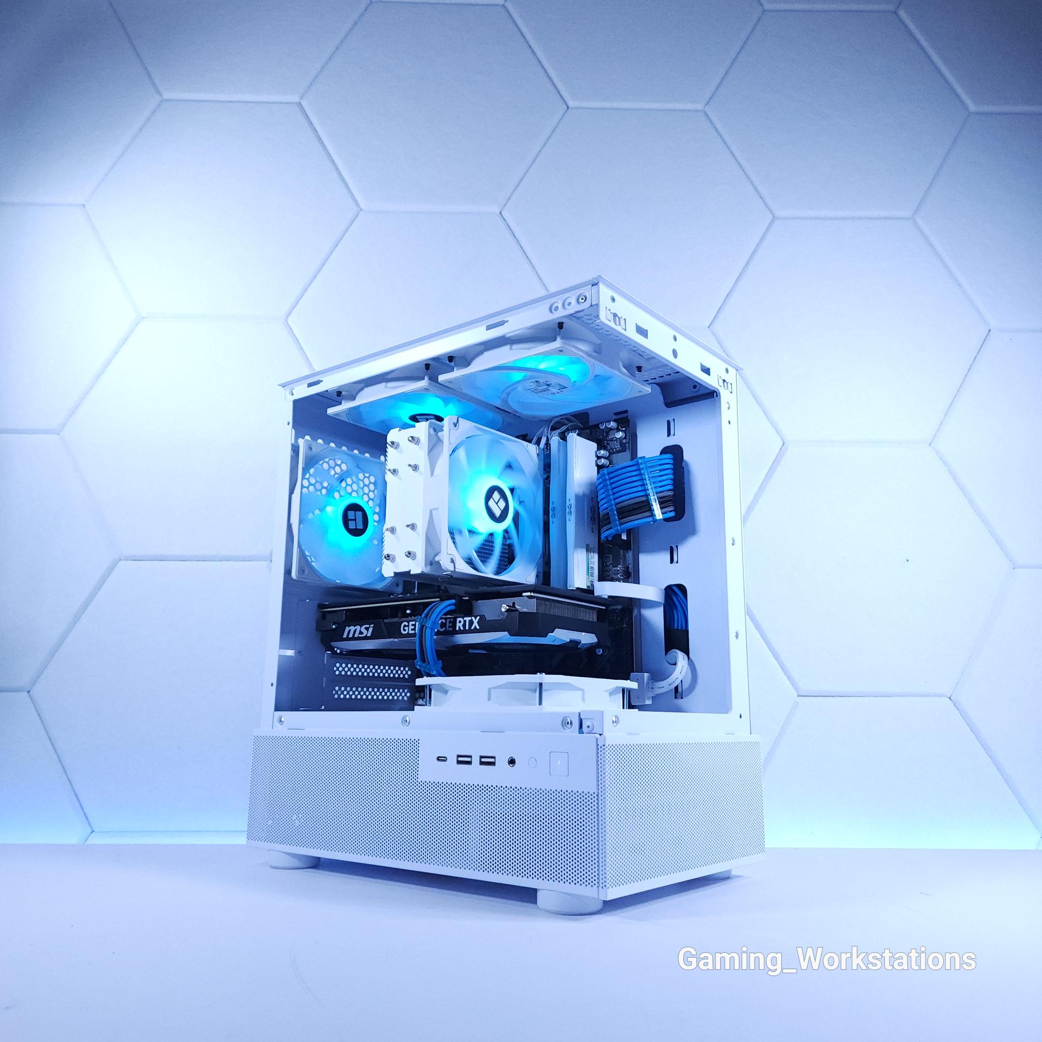 💙🤍RTX 4070 || Ryzen 5 7500F || 2TB NVMe SSD || 32GB 6000MHz DDR5 || 1440p Gaming Computer