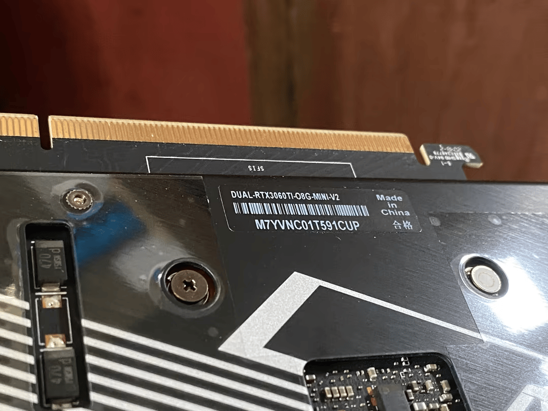 ASUS Dual Mini nVidia GeForce RTX 3060 Ti 8GB Graphics Card