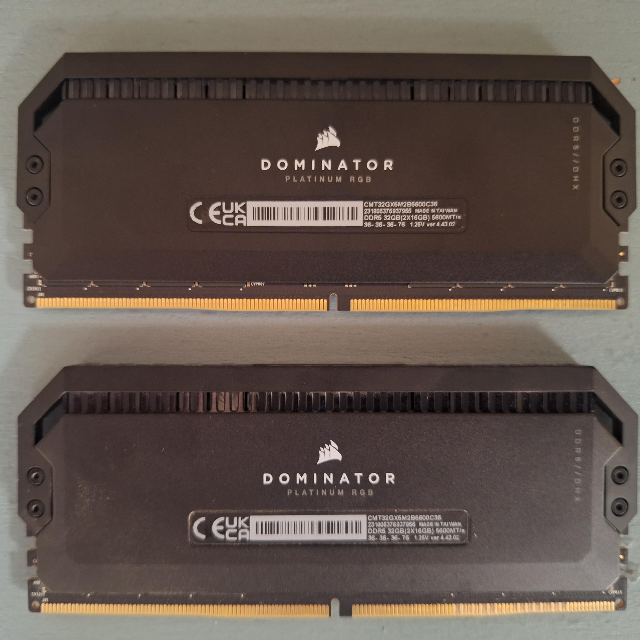 Corsair Dominator Platinum RGB 32GB DDR5-5600 (2x16GB)