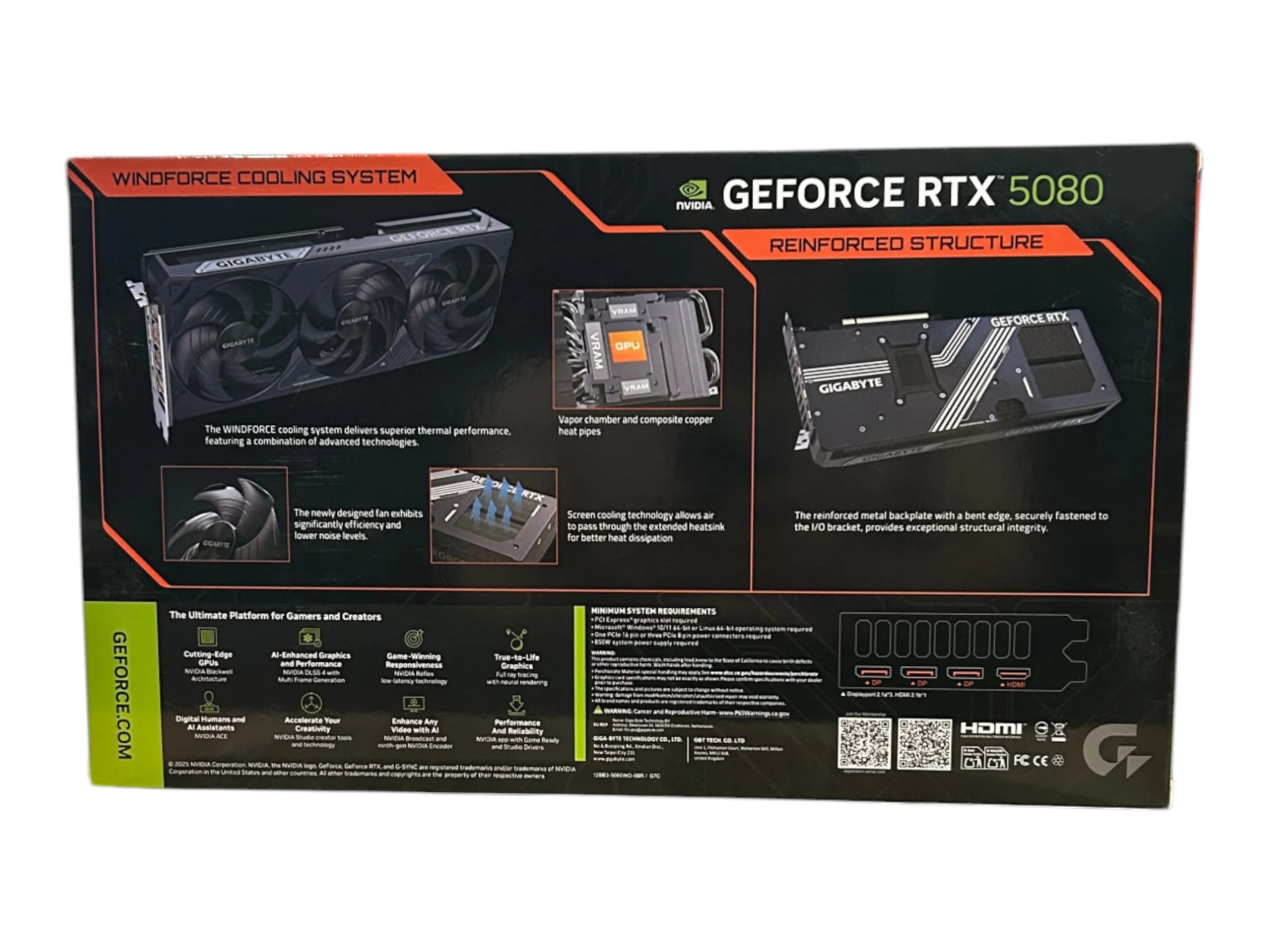 Gigabyte RTX 5080 Windforce OC