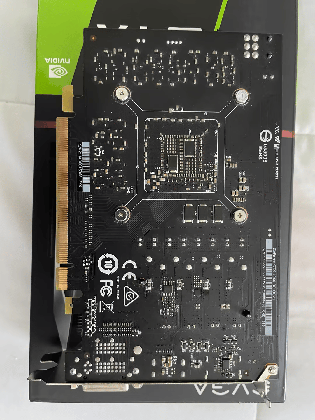 Good entry level card: Nvidia GTX 1060 3gb Single Fan