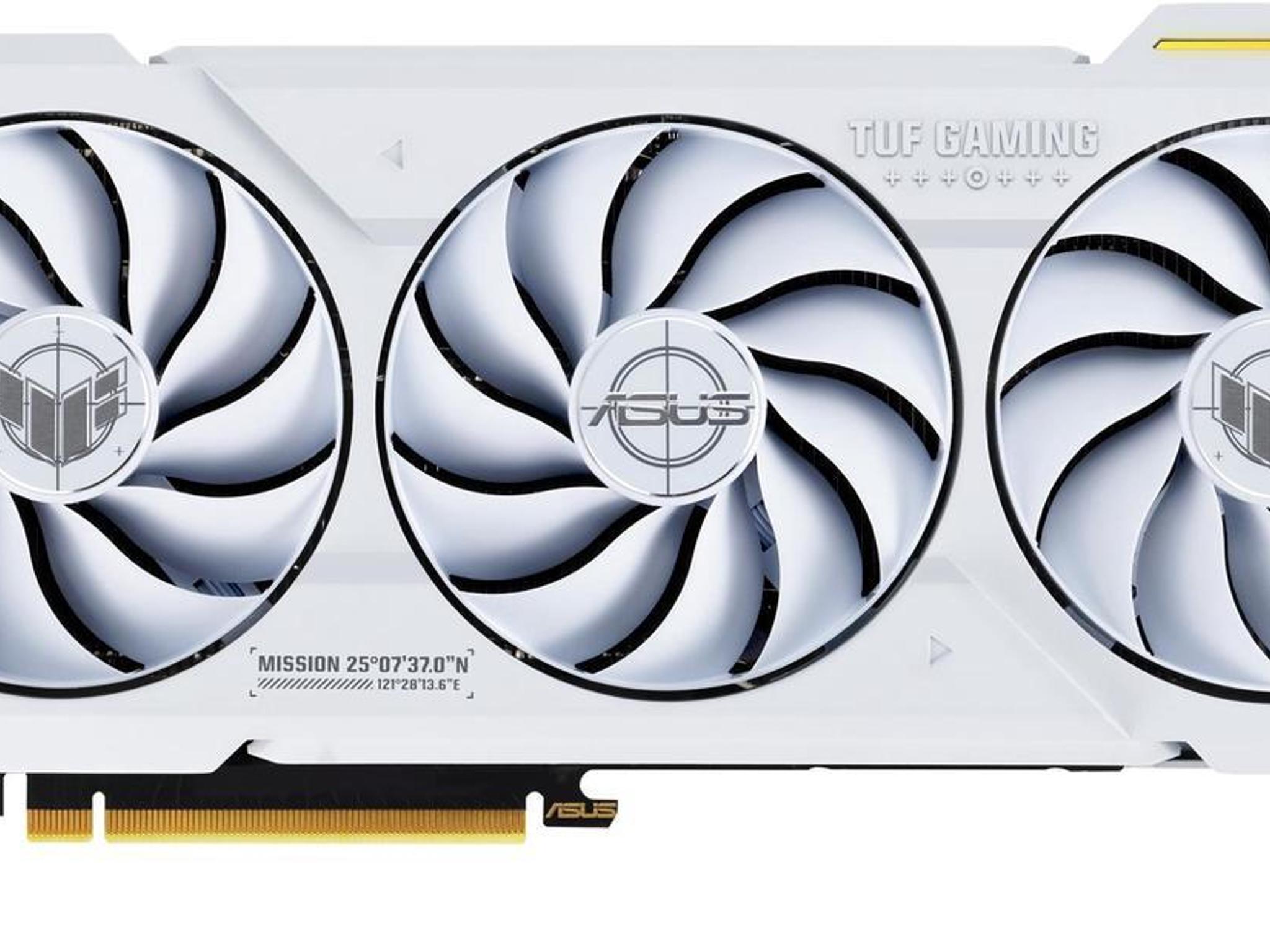 ASUS TUF RTX 4070 Ti Super OC White 16GB GDDR6X Video Graphics Card GPU