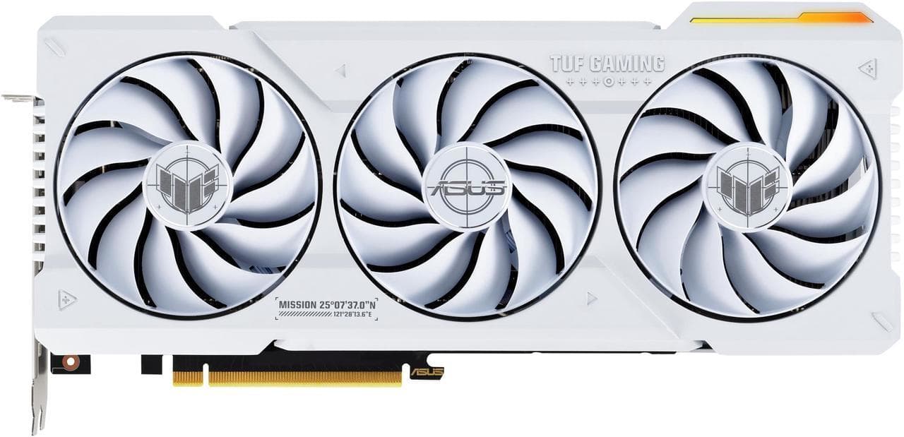 ASUS TUF RTX 4070 Ti Super OC White 16GB GDDR6X Video Graphics Card GPU