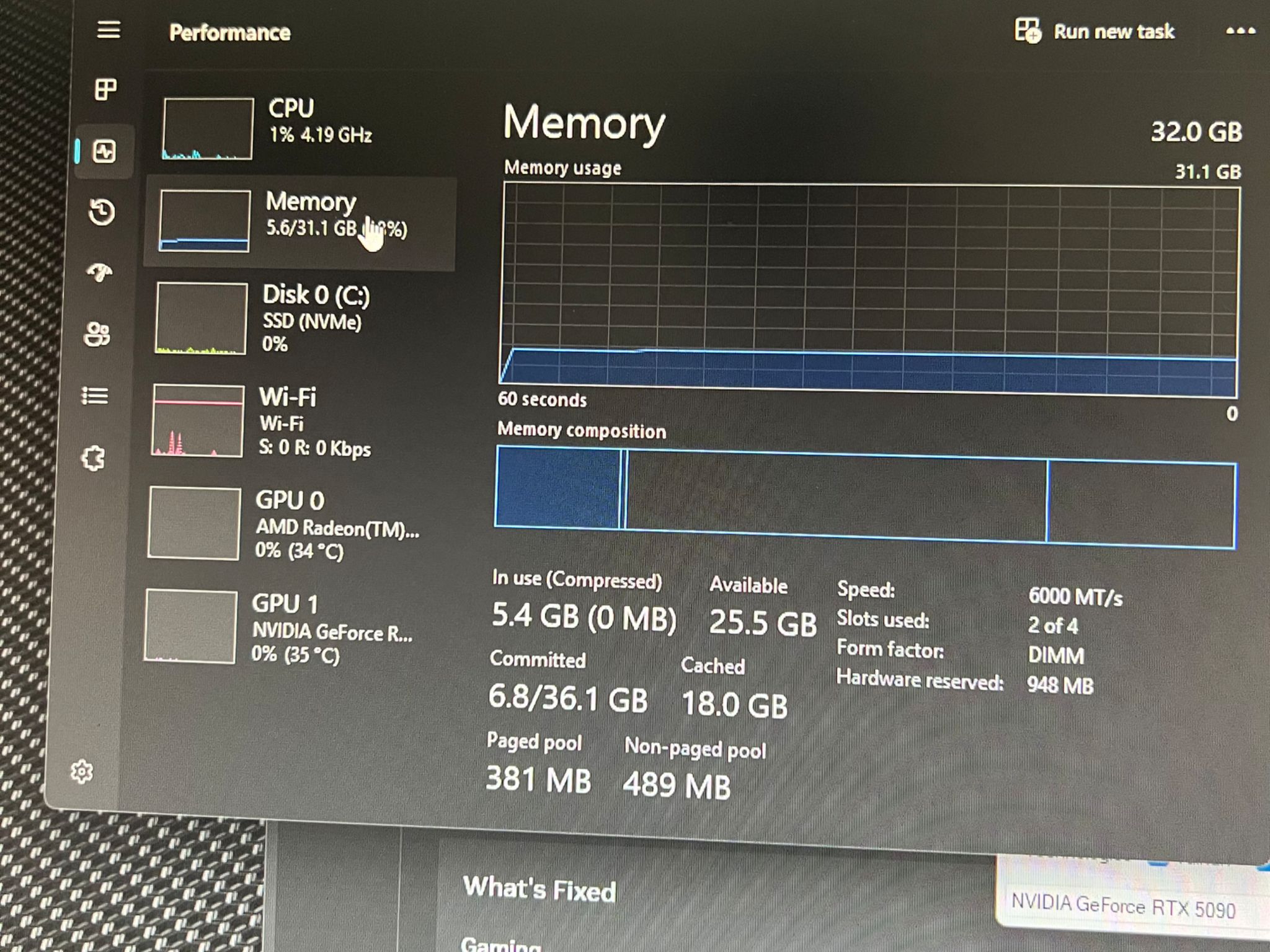 RTX 5090/9800x3D PC