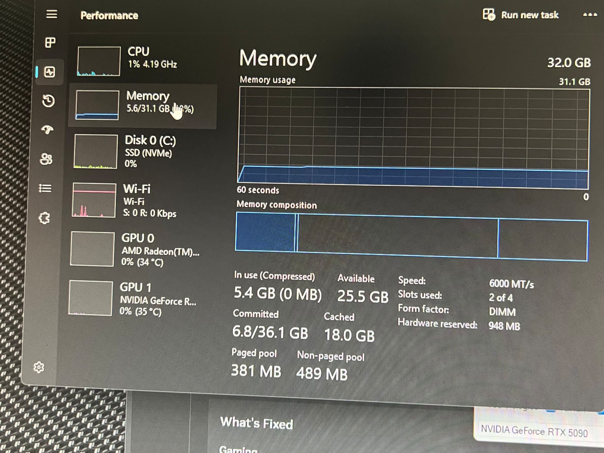 RTX 5090/9800x3D PC