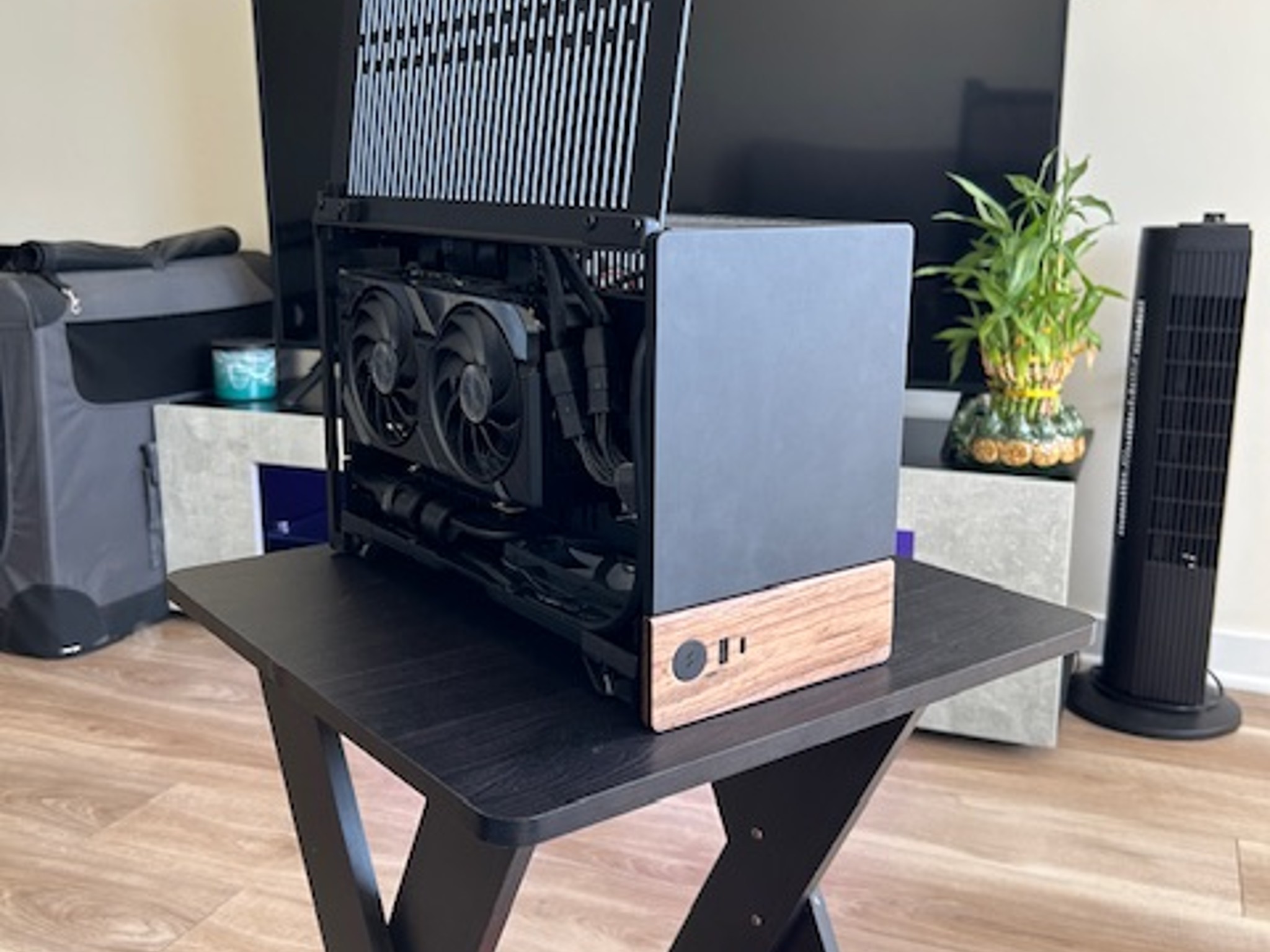 Mini ITX Build Fractal Terra black version Ryzen 7800x3D Rtx 4070 super