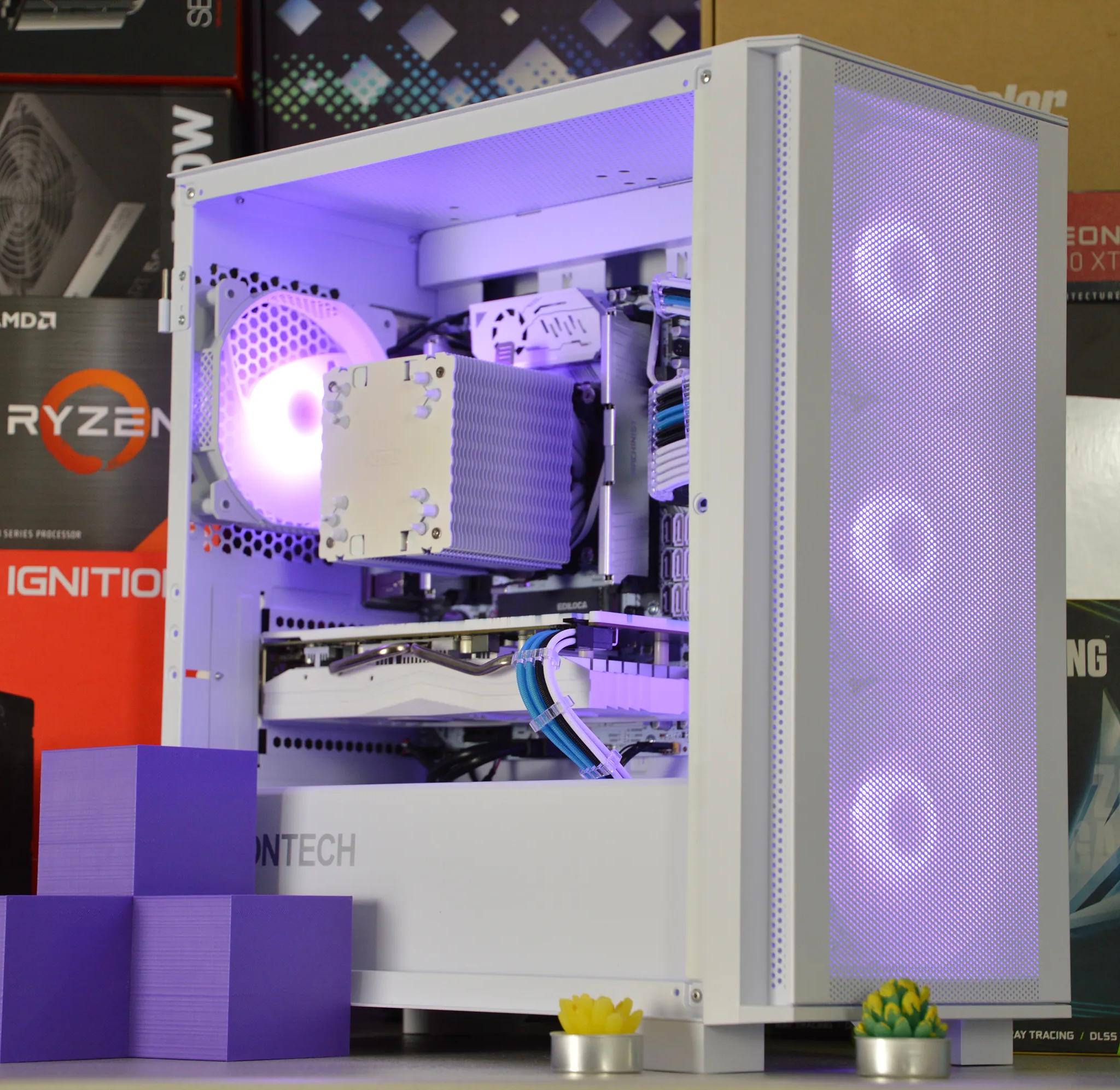 🧊❄️| RX 580 8GB | INTEL XEON E5 2670 V3 | 16GB ECC DDR4 RAM | 1TB NVME SSD | Icy Blizzard |