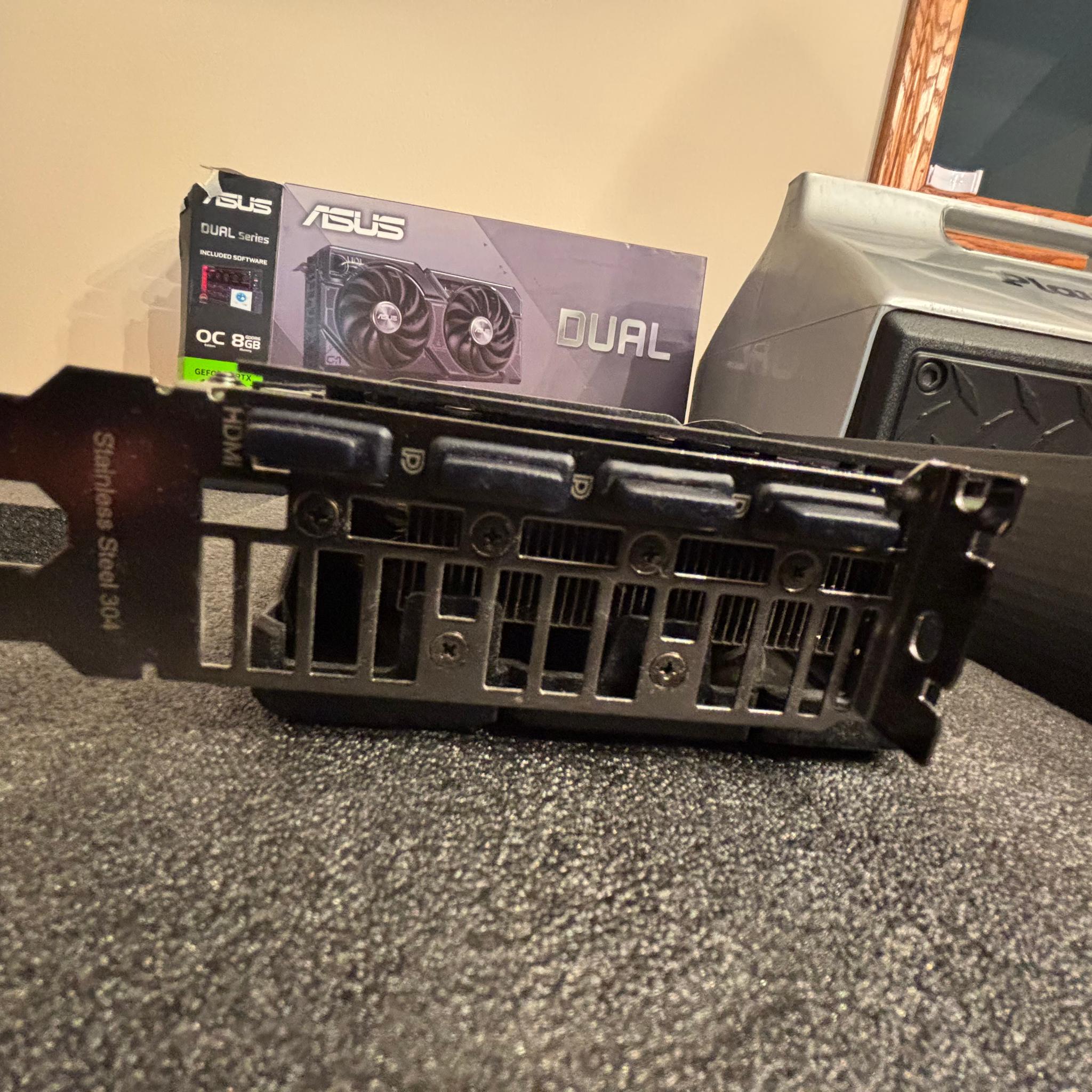 ASUS Dual GeForce RTX 4060 Ti OC Edition 8GB GDDR6. Barley used, kept in box
