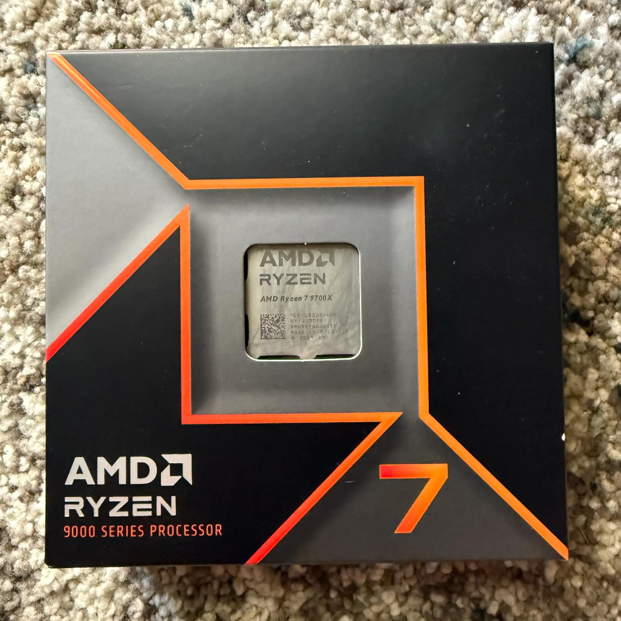 AMD Ryzen 7 9700X -- Gently used