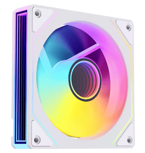 Platinum PC’s 3-Pack 120mm Infinity RGB Fans – High Airflow, Ultra Quiet, Stunning Lighting (WHITE)