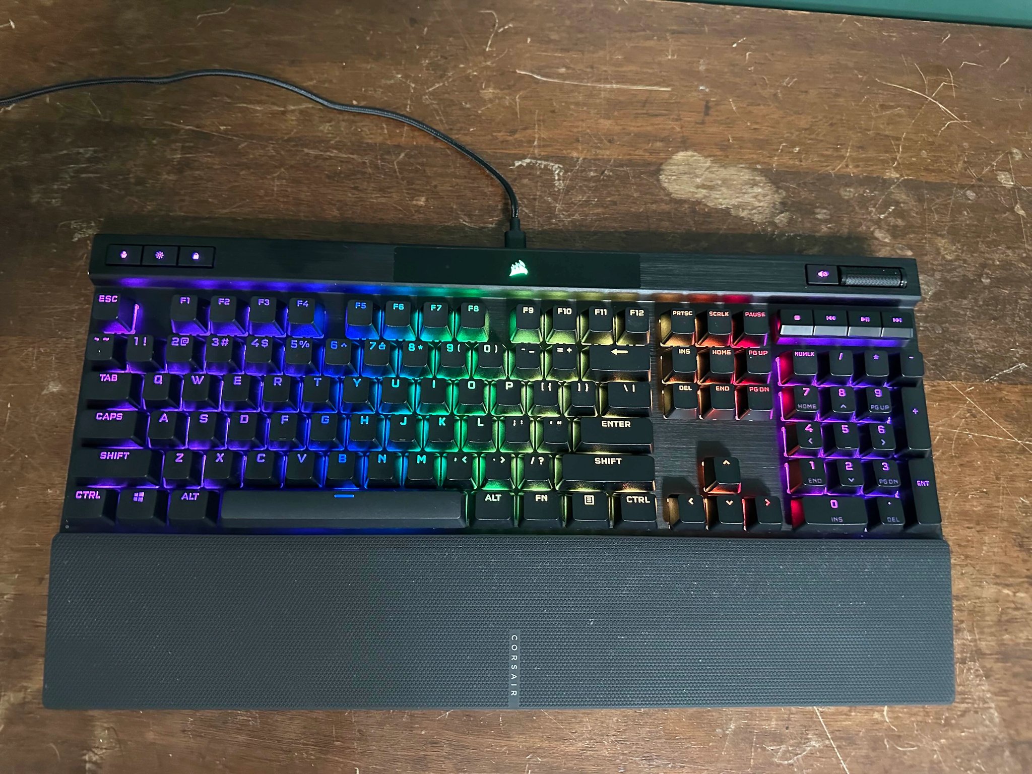 Corsair K70 RGB Pro Keyboard with Wrist-Rest (MX Silver Speed Switches) Sale Price!