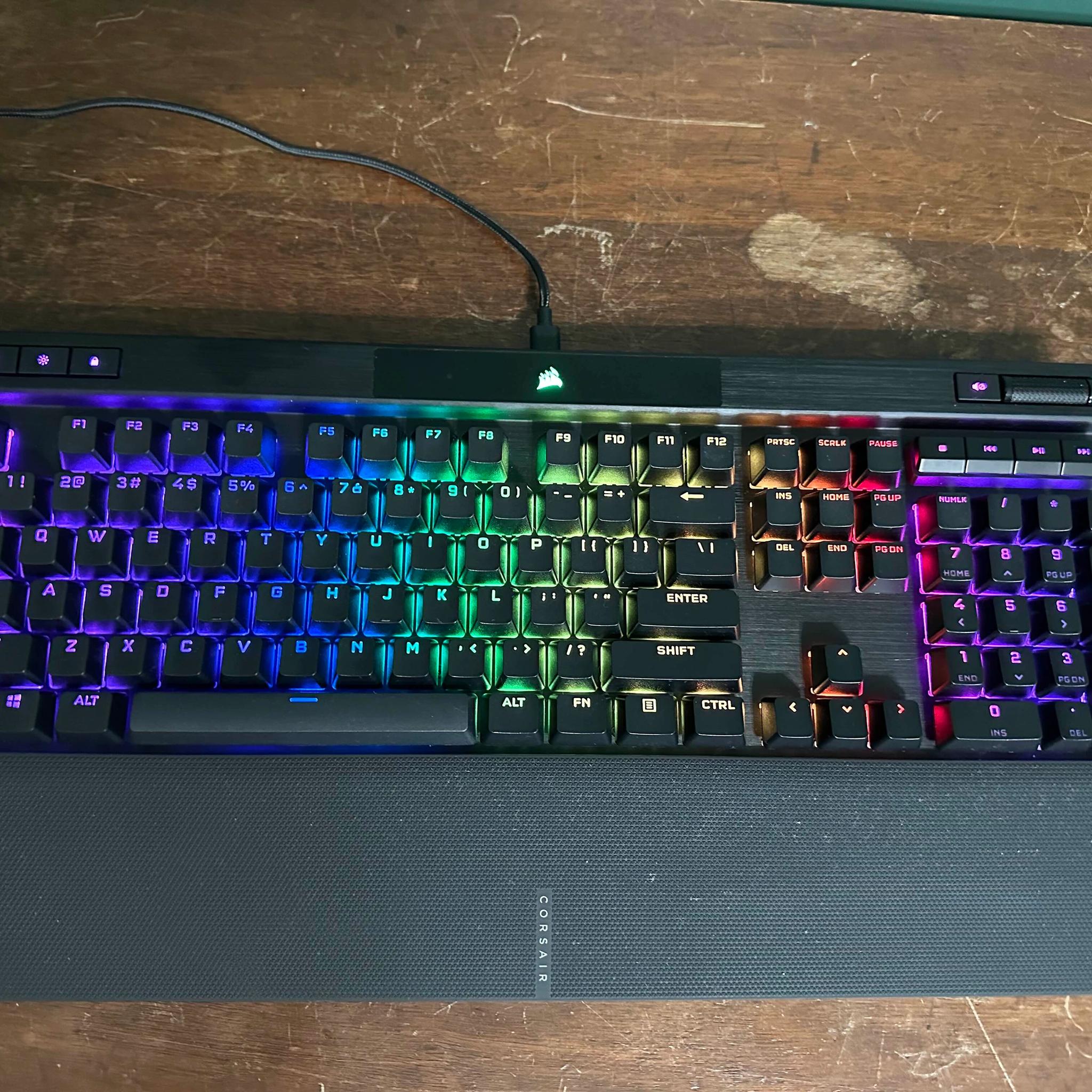 Corsair K70 RGB Pro Keyboard with Wrist-Rest (MX Silver Speed Switches) Sale Price!